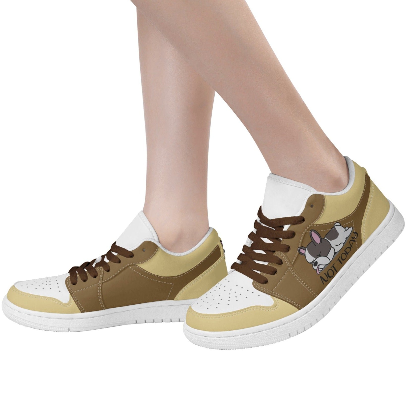 Lazy French Bulldog Classic Sneakers for Bulldog Owners-fadou