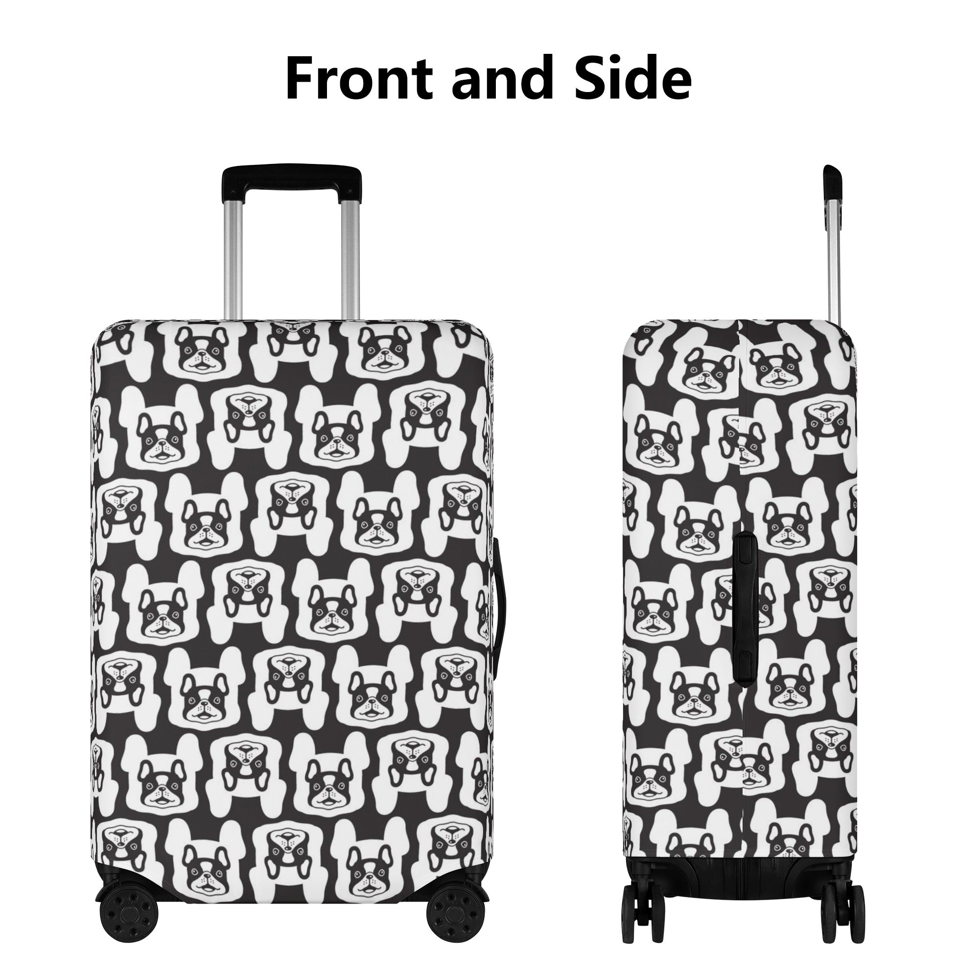 Bruno - Luggage Cover for French Bulldog Owners and Fans-fadou