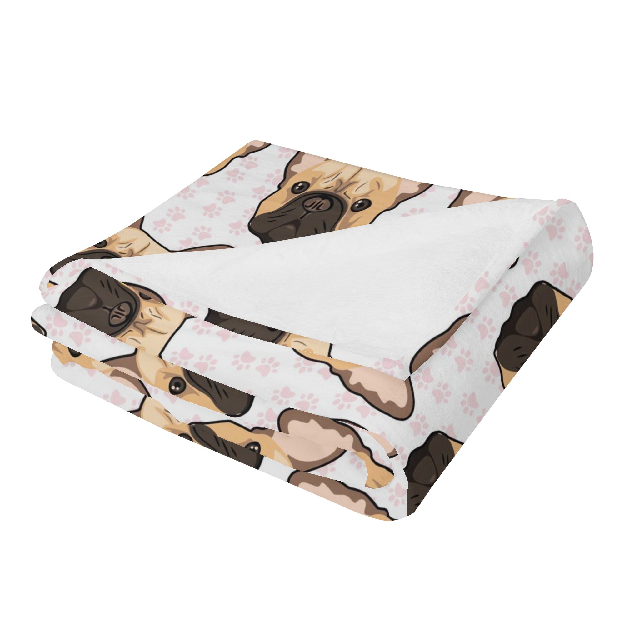 Bruno French Bulldog Soft Throw for Frenchie Enthusiasts-fadou