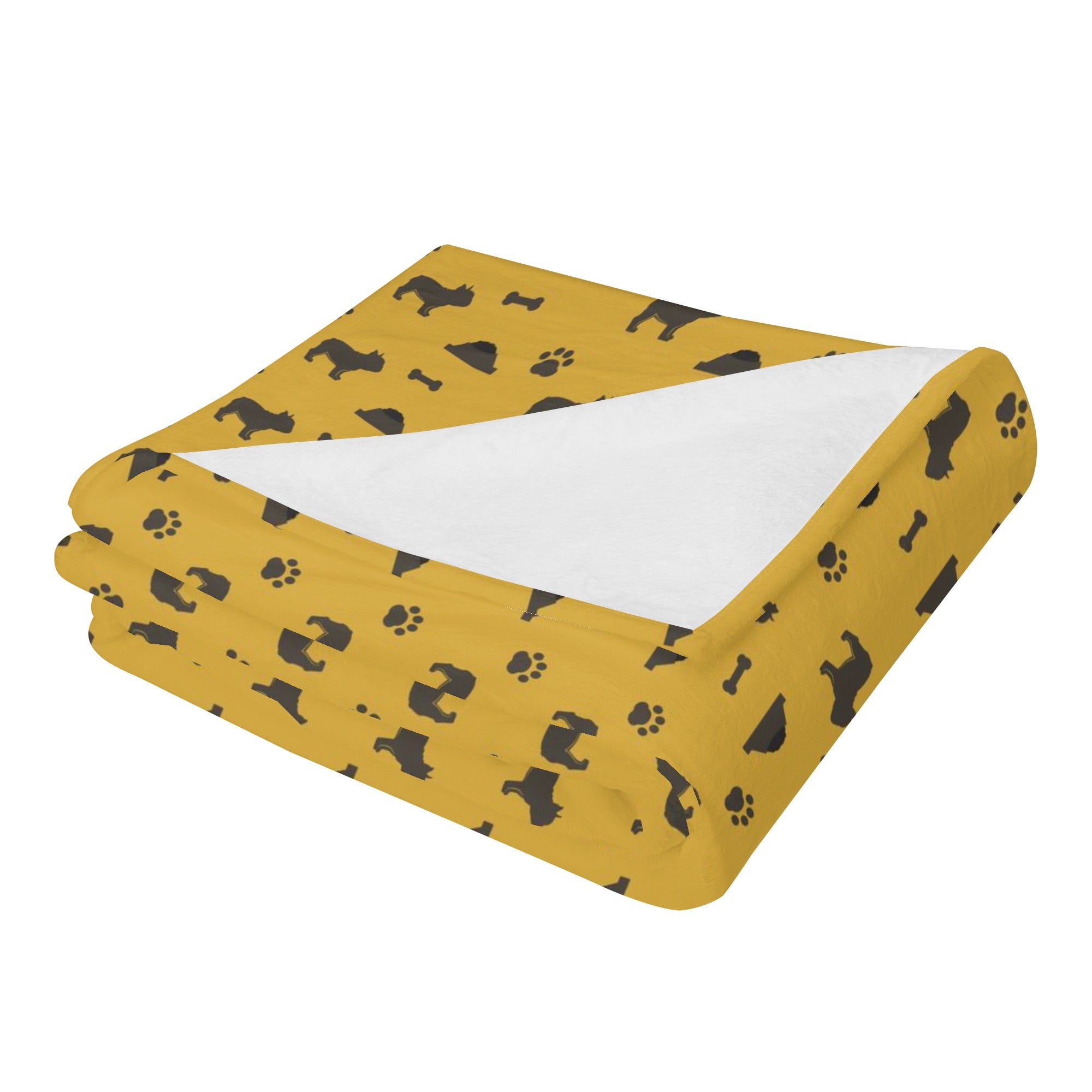 Lucy French Bulldog Warm Blanket for Frenchie Enthusiasts-fadou