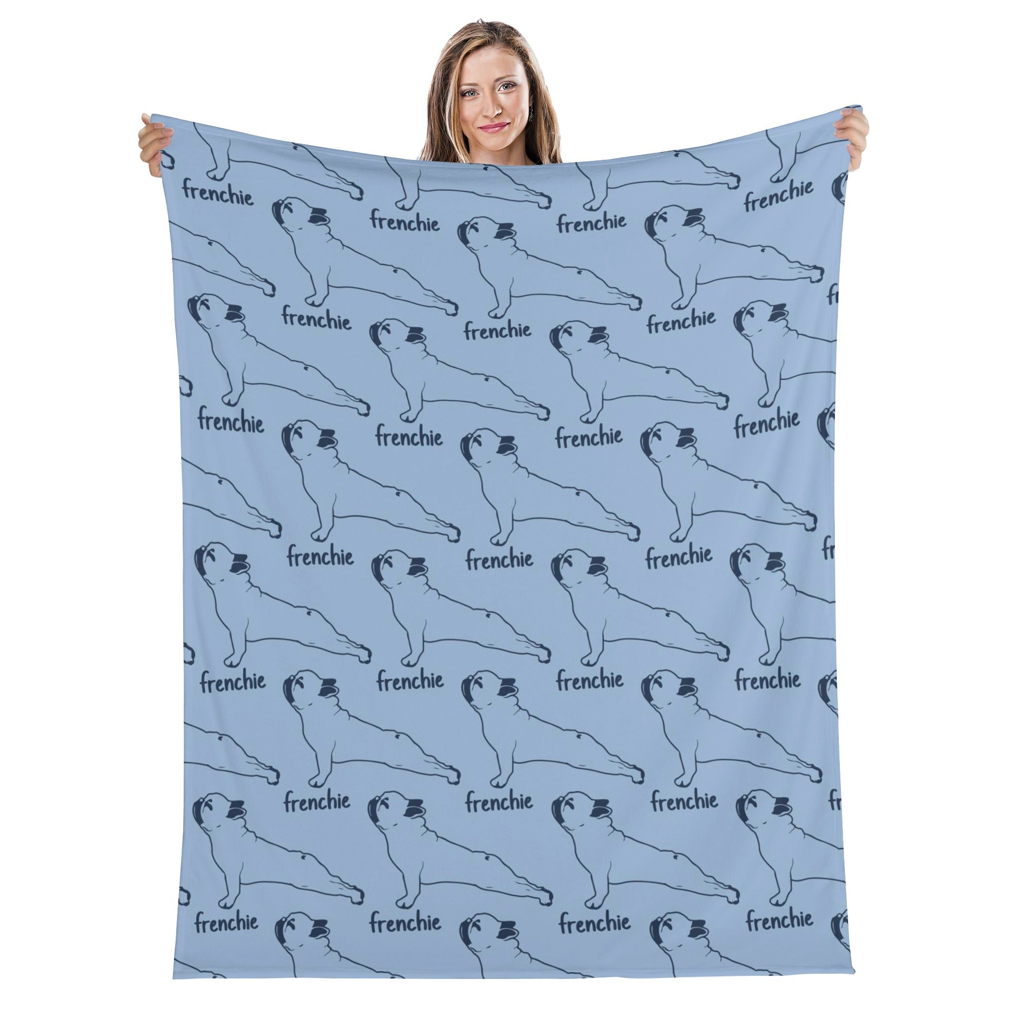 Bandit French Bulldog Warm Blanket for Frenchie Enthusiasts-fadou