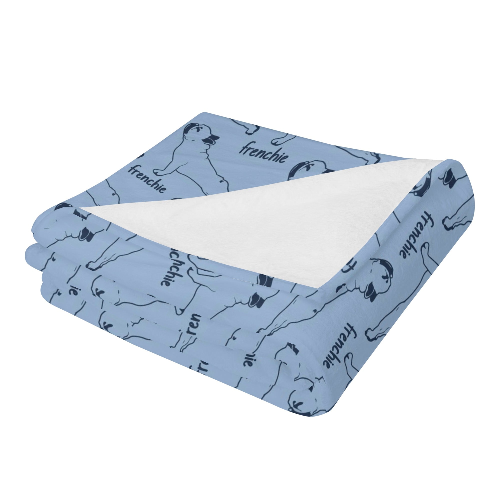 Bandit French Bulldog Warm Blanket for Frenchie Enthusiasts-fadou