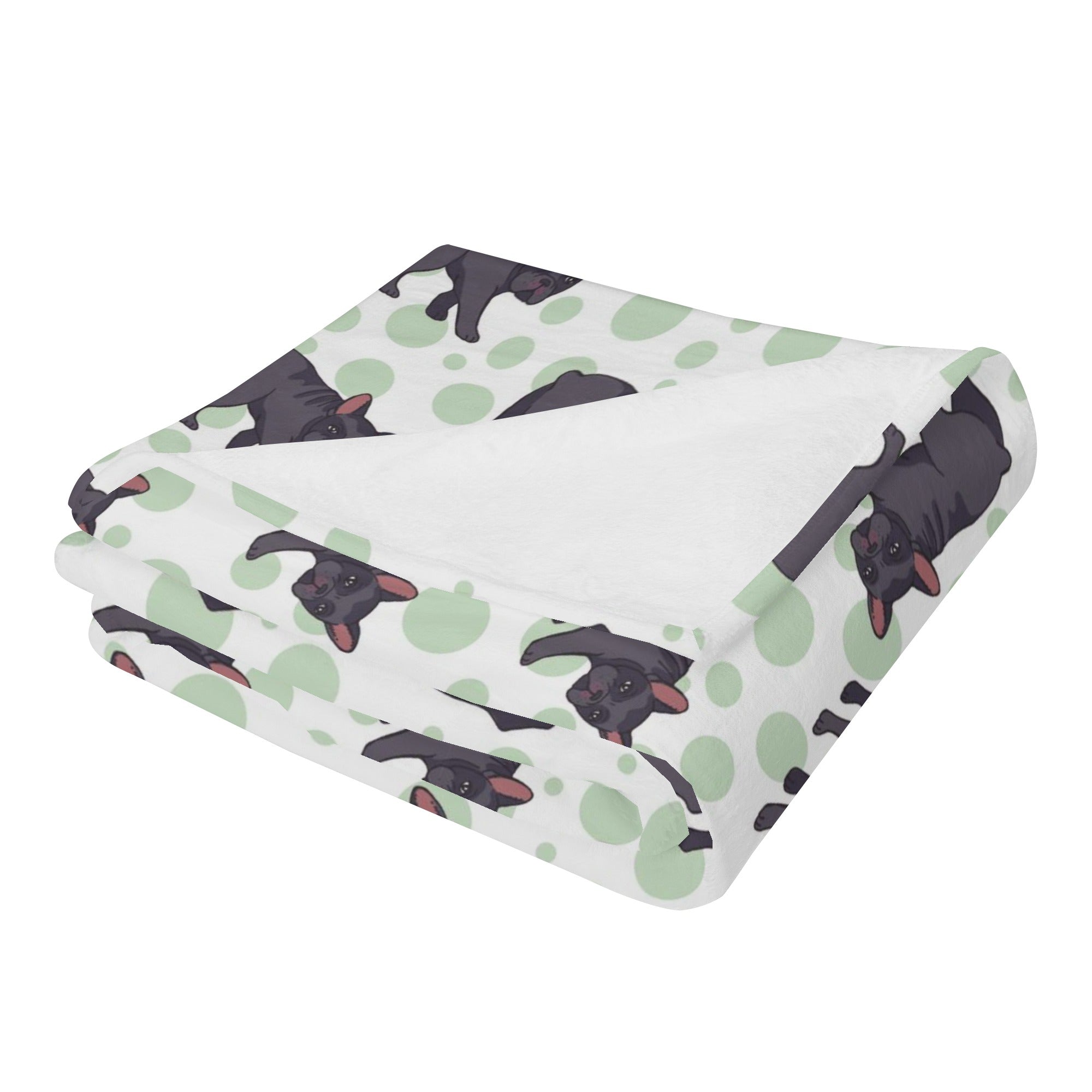 Oreo French Bulldog Warm Blanket for Frenchie Enthusiasts-fadou
