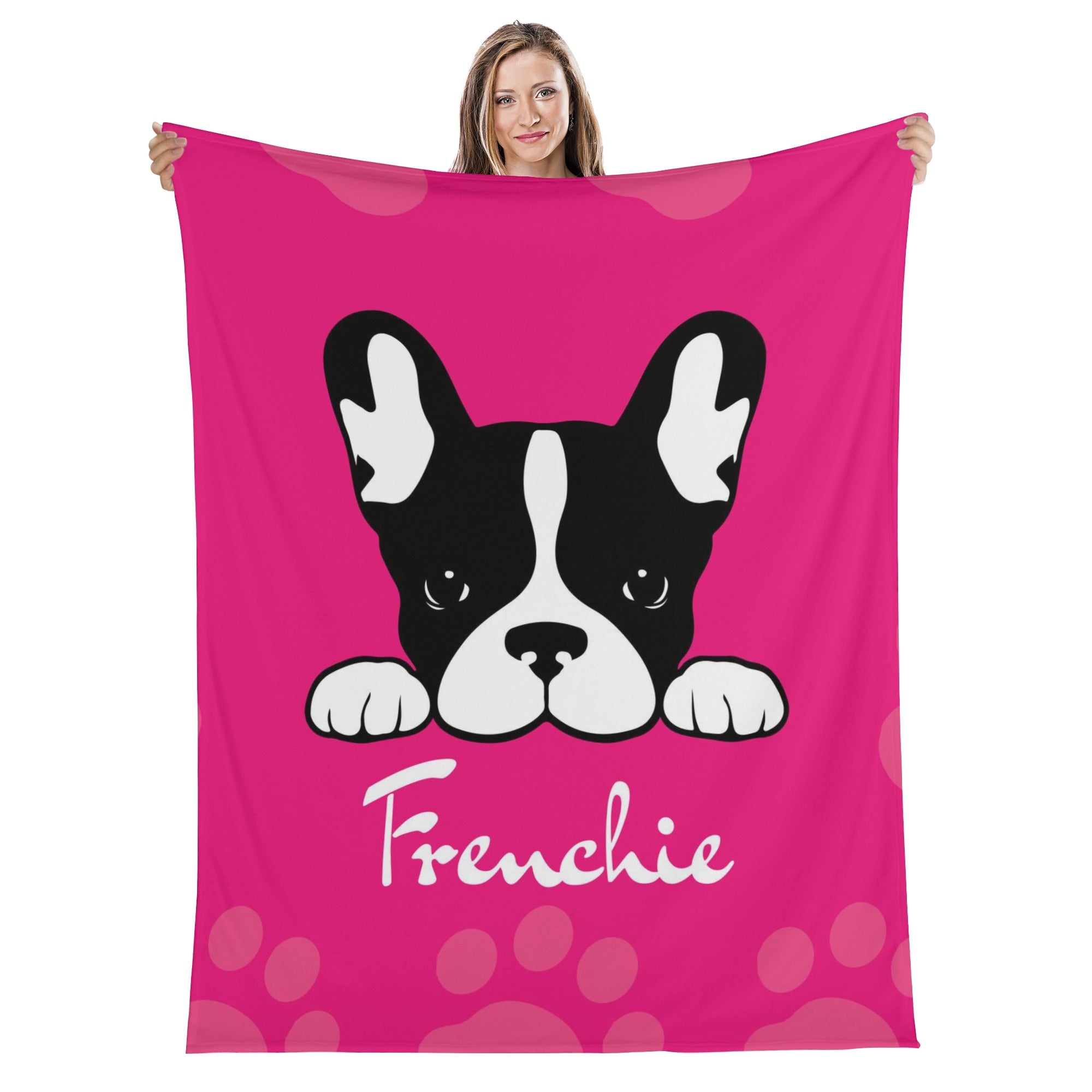 Stella French Bulldog Soft Throw for Frenchie Enthusiasts-fadou