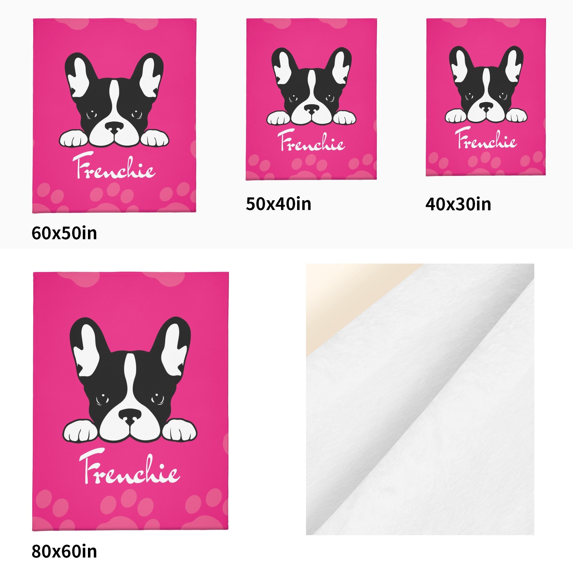 Stella French Bulldog Soft Throw for Frenchie Enthusiasts-fadou
