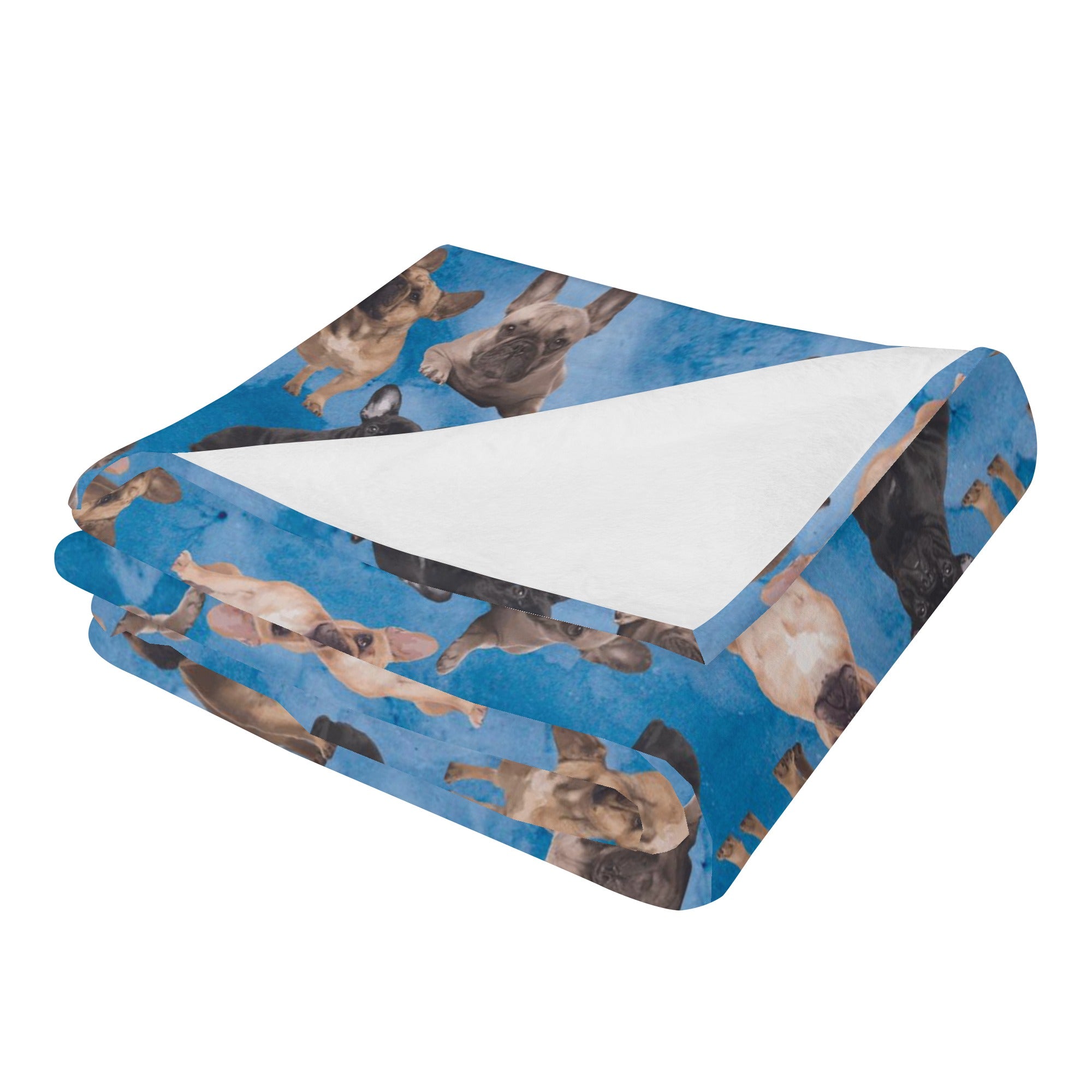 Mac French Bulldog Warm Blanket for Frenchie Enthusiasts-fadou
