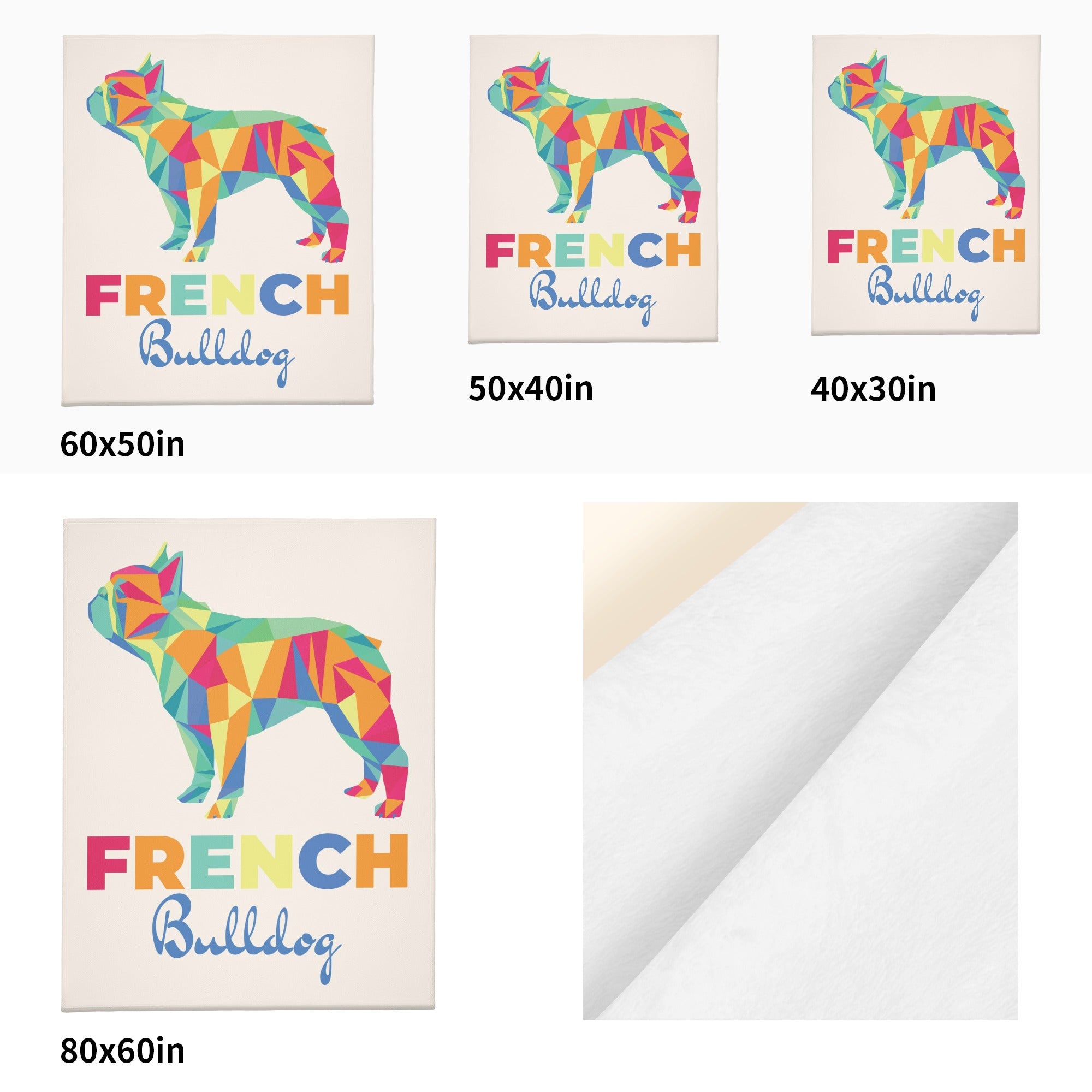 Eddie French Bulldog Warm Blanket for Frenchie Enthusiasts-fadou