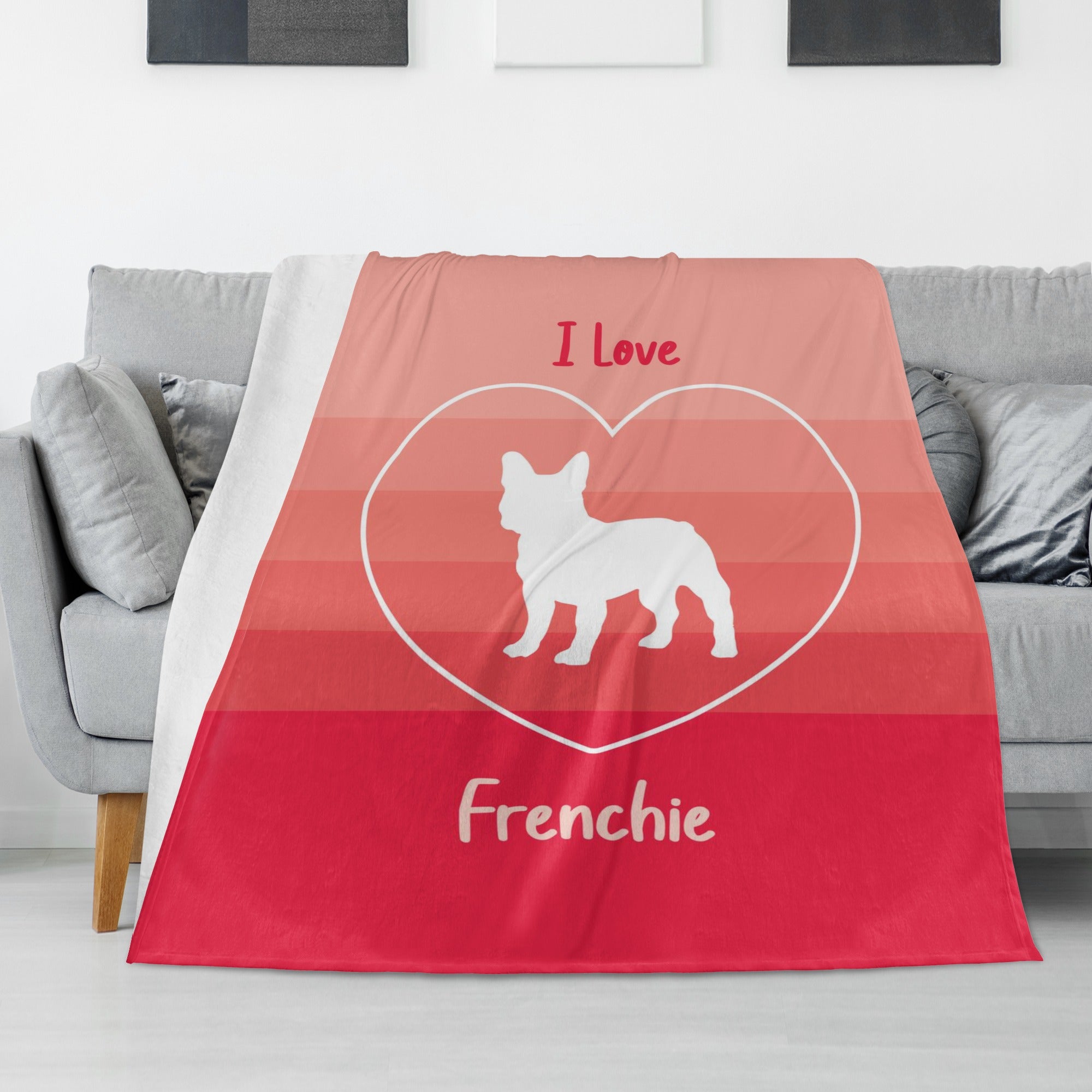 Leo French Bulldog Warm Blanket for Frenchie Enthusiasts-fadou