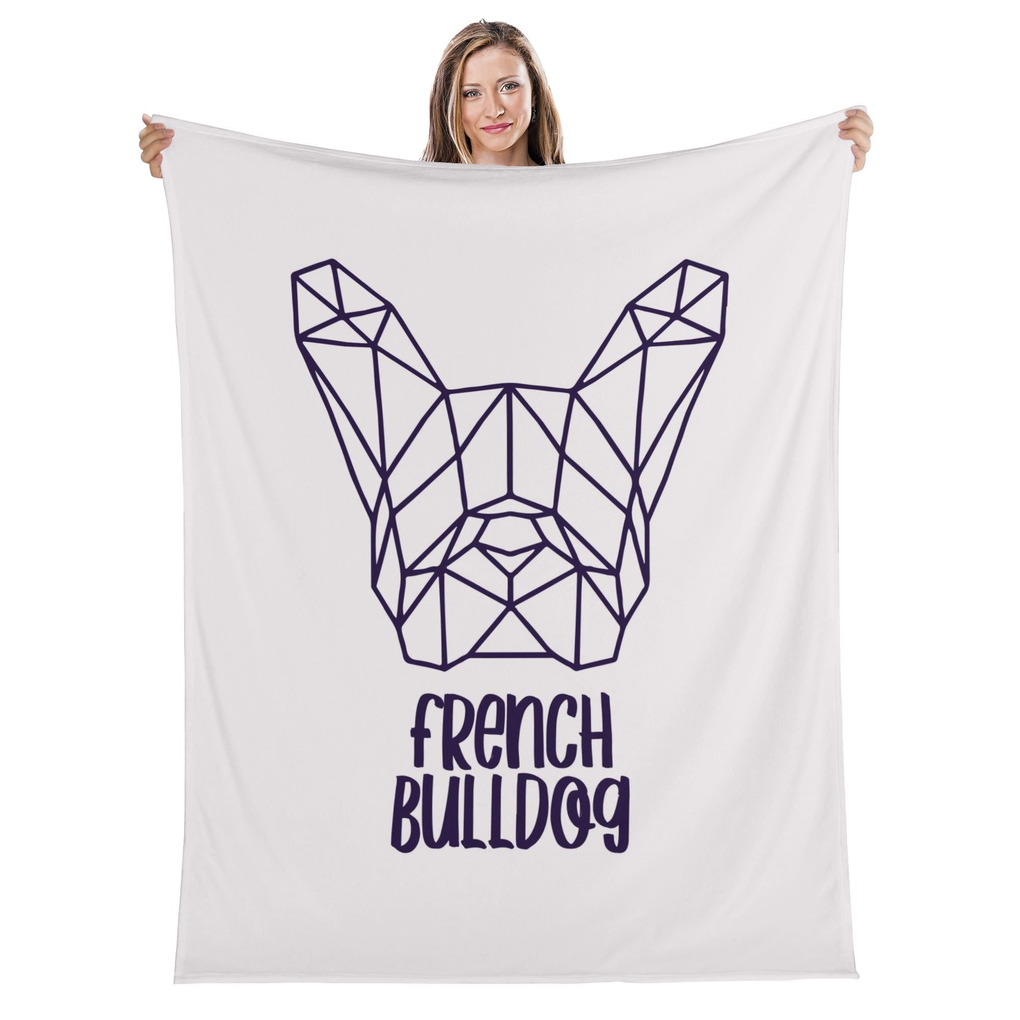 Spike French Bulldog Warm Blanket for Frenchie Enthusiasts-fadou