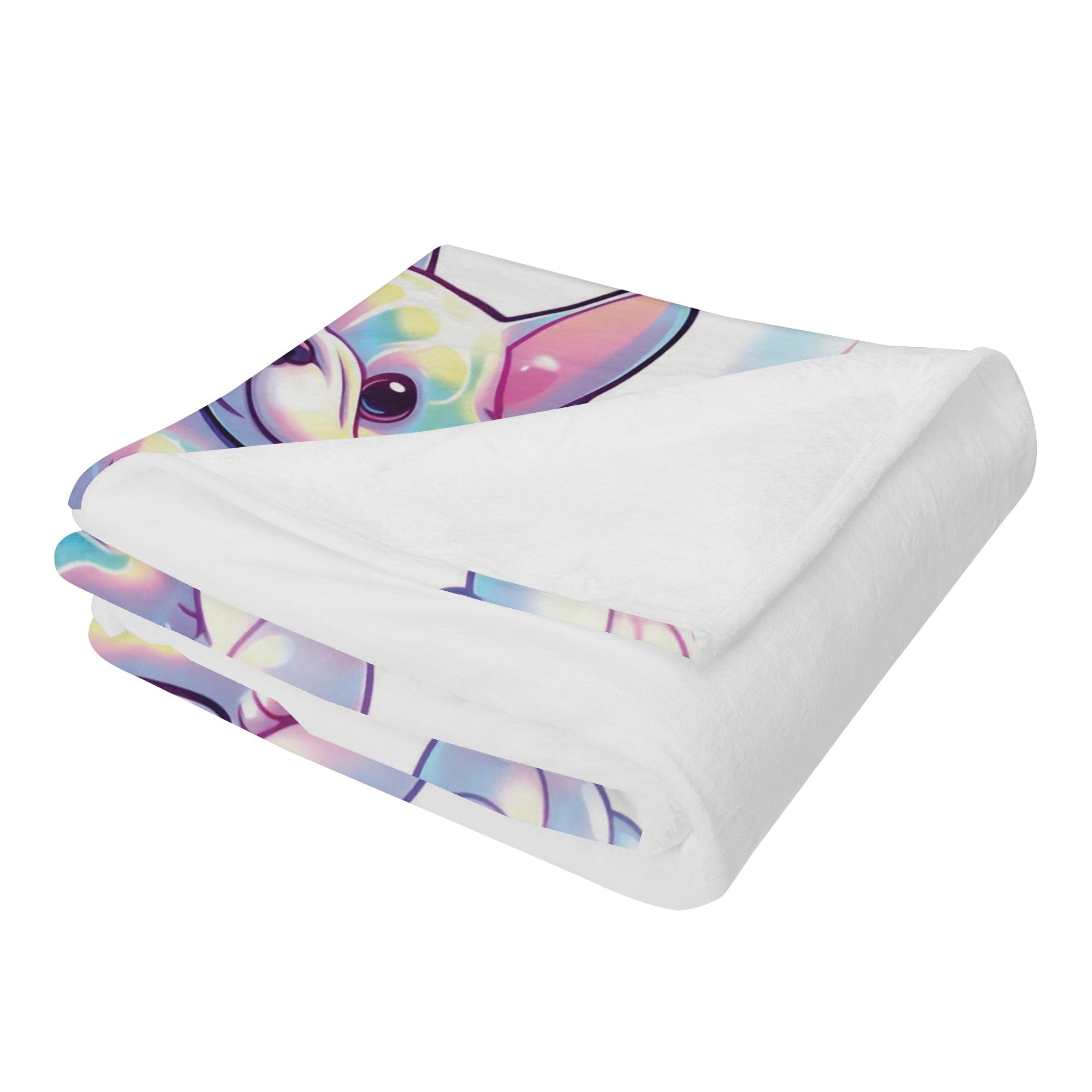 Rex French Bulldog Cozy Plush Blanket for Frenchie Fans-fadou