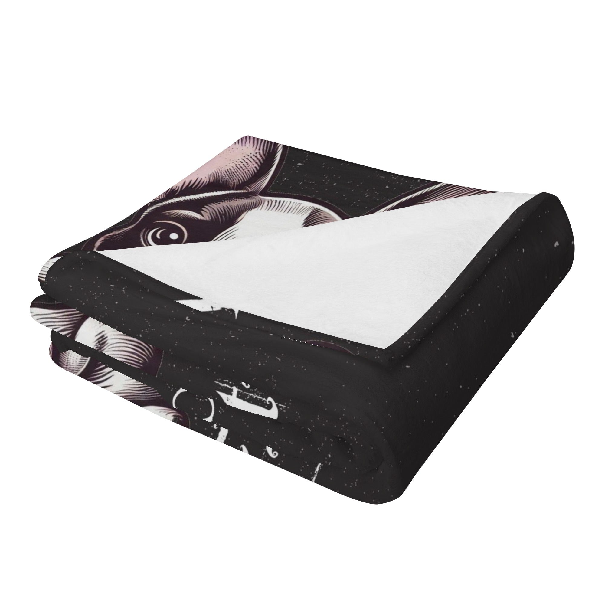 French Bulldog Fleece Throw Blanket for Dog Moms & Dads-fadou