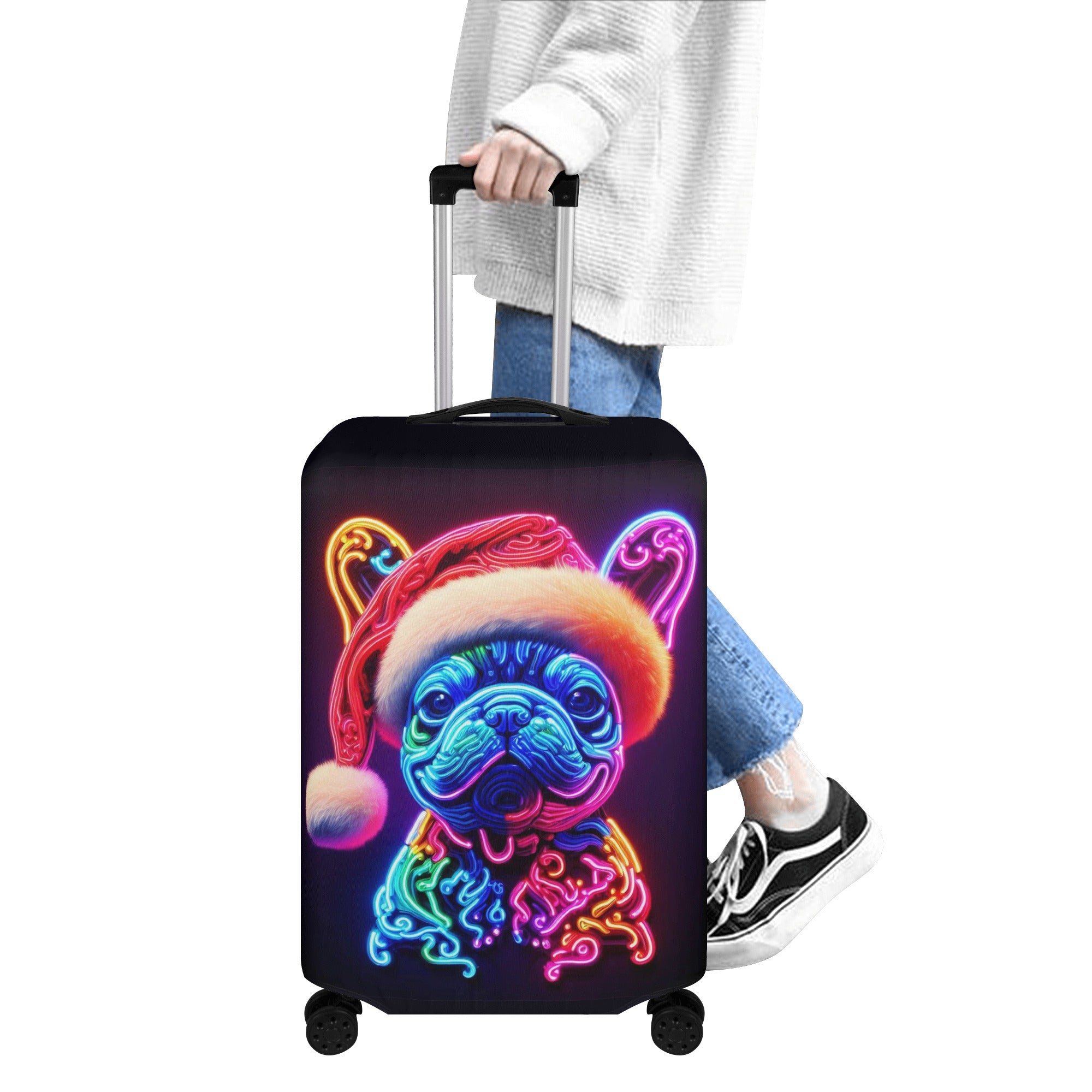 Kyna - Luggage Cover for French Bulldog Owners and Fans-fadou