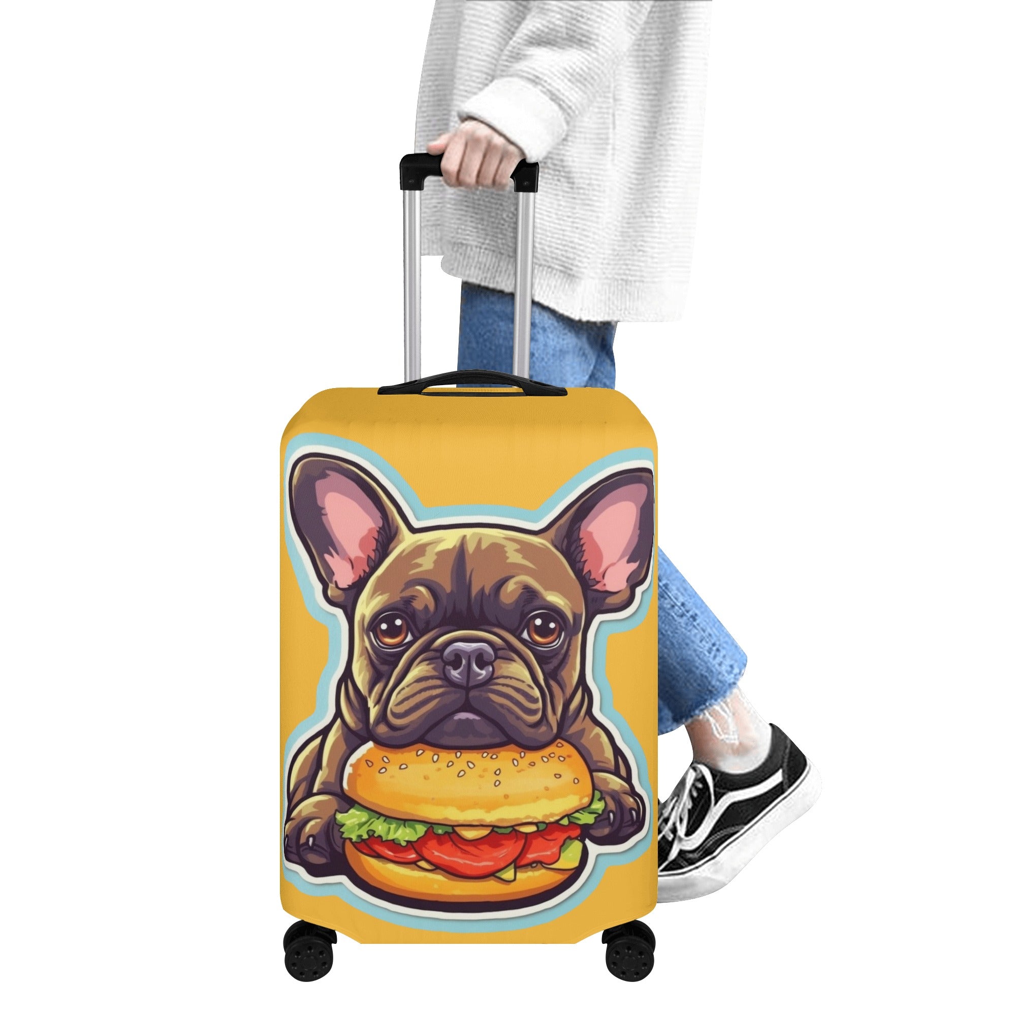 Mirabel - Luggage Cover for French Bulldog Owners and Fans-fadou