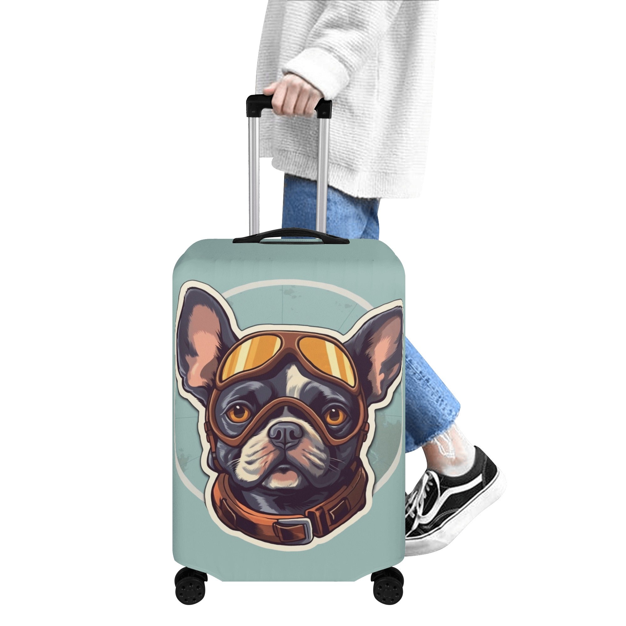 Bailey - Luggage Cover for French Bulldog Owners and Fans-fadou
