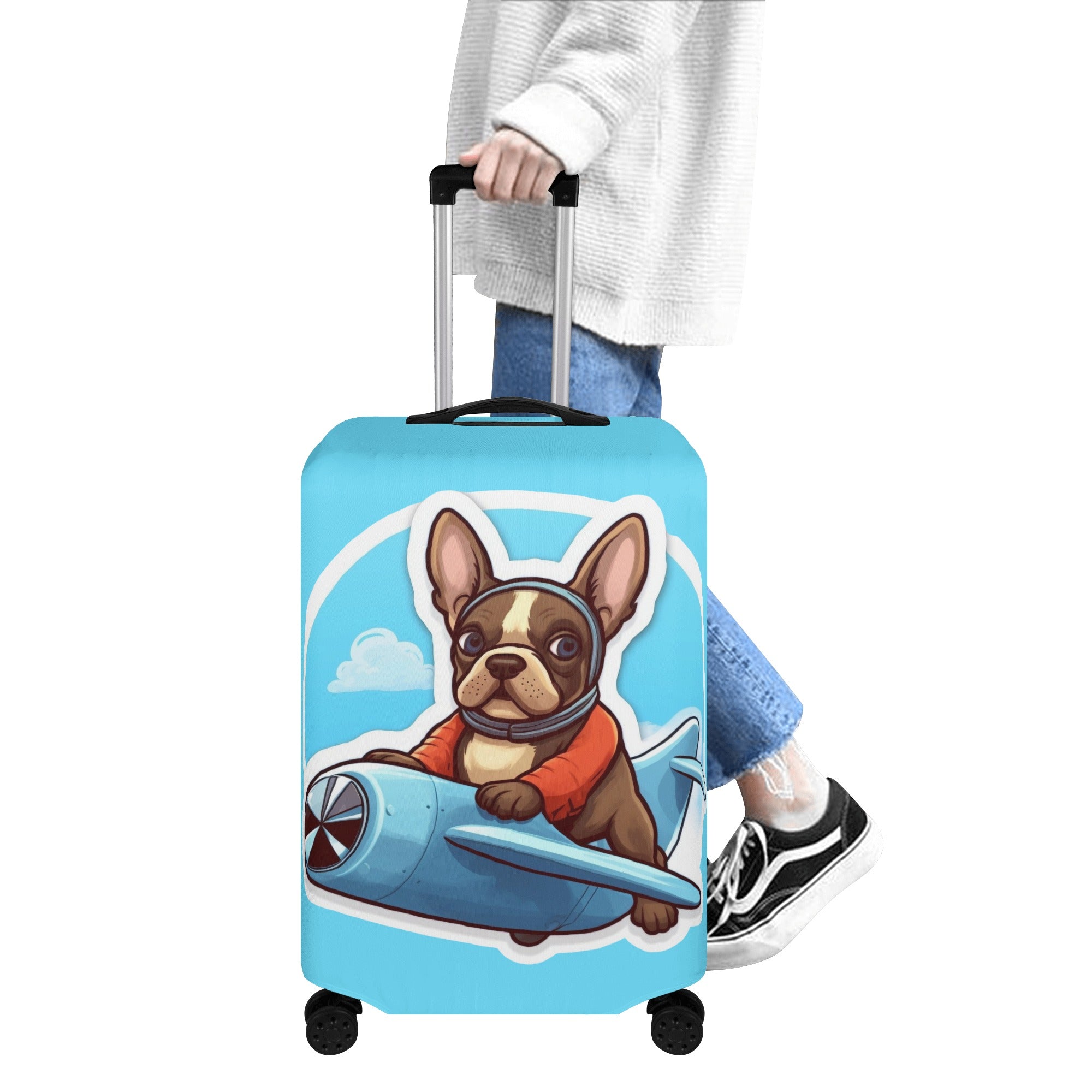 Sadie - Luggage Cover for French Bulldog Owners and Fans-fadou