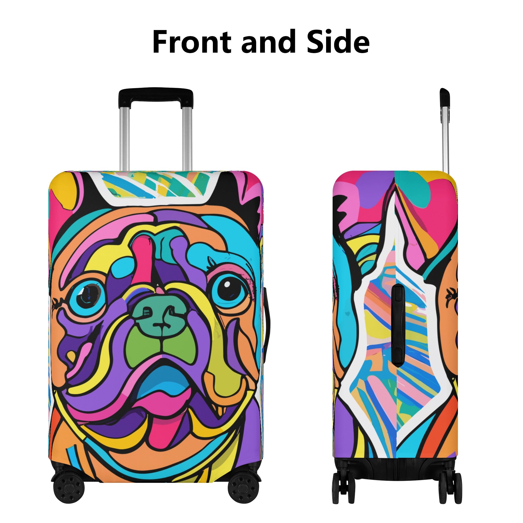 Zoe - Luggage Cover for French Bulldog Owners and Fans for Frenchies-fadou