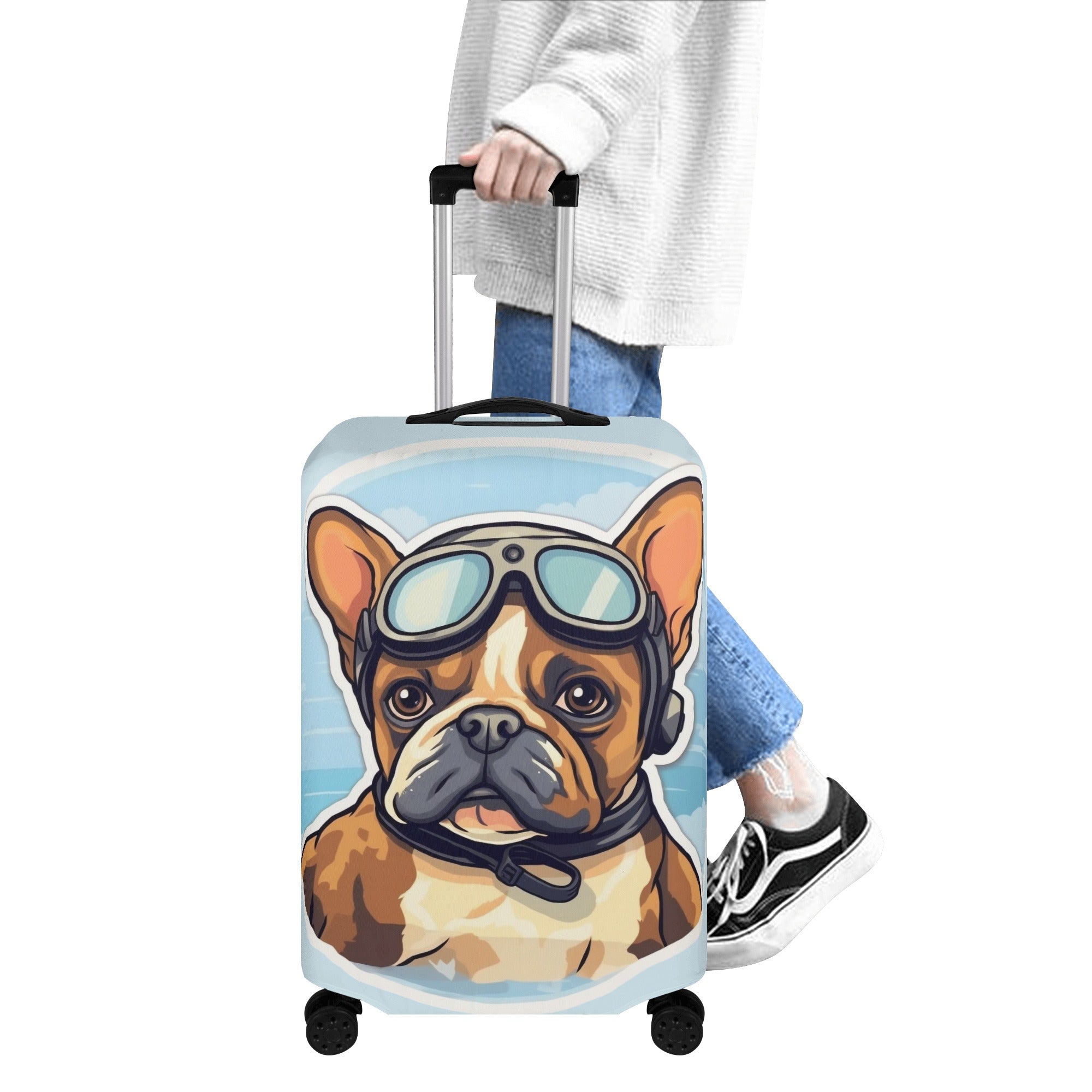 Lily - Luggage Cover for French Bulldog Owners and Fans-fadou
