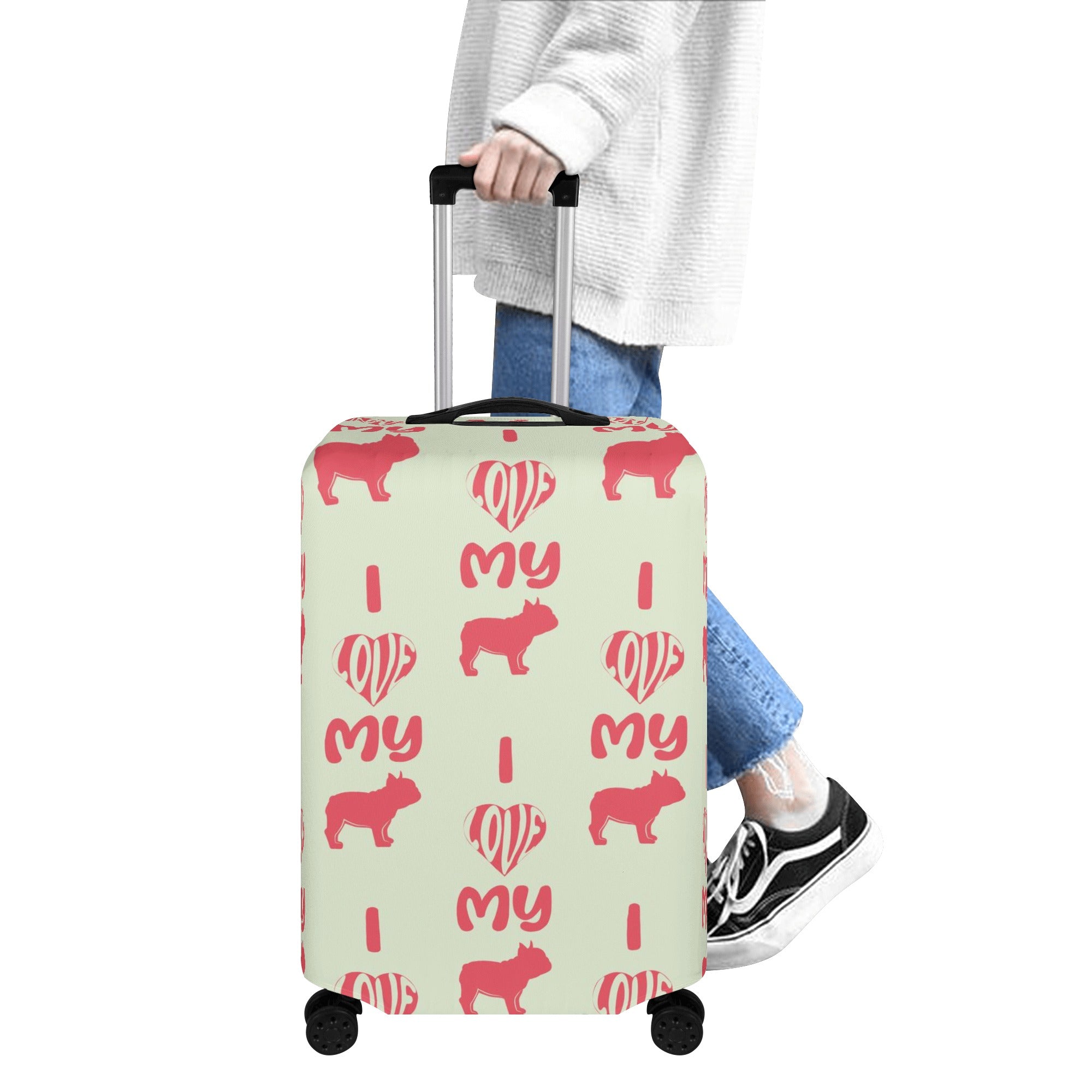 Lucy - Luggage Cover for French Bulldog Owners and Fans-fadou
