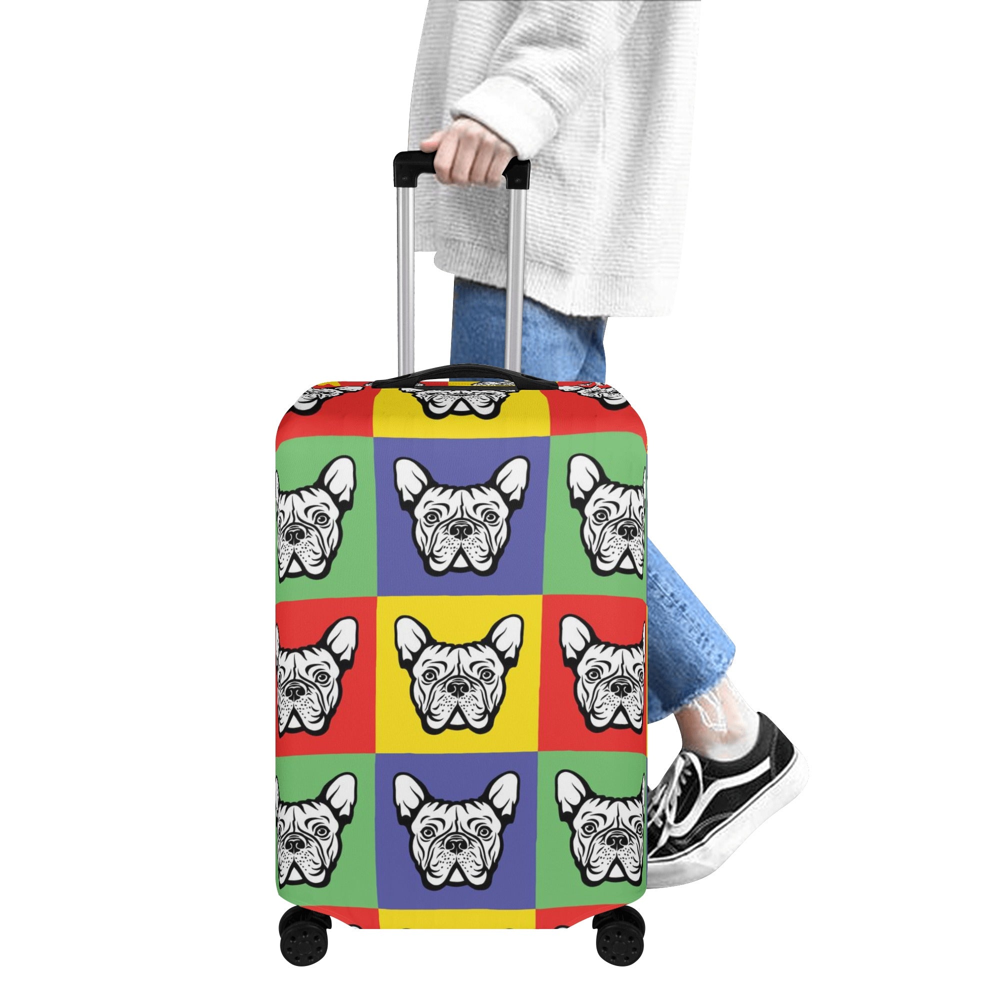 Bella - Luggage Cover for French Bulldog Owners and Fans-fadou