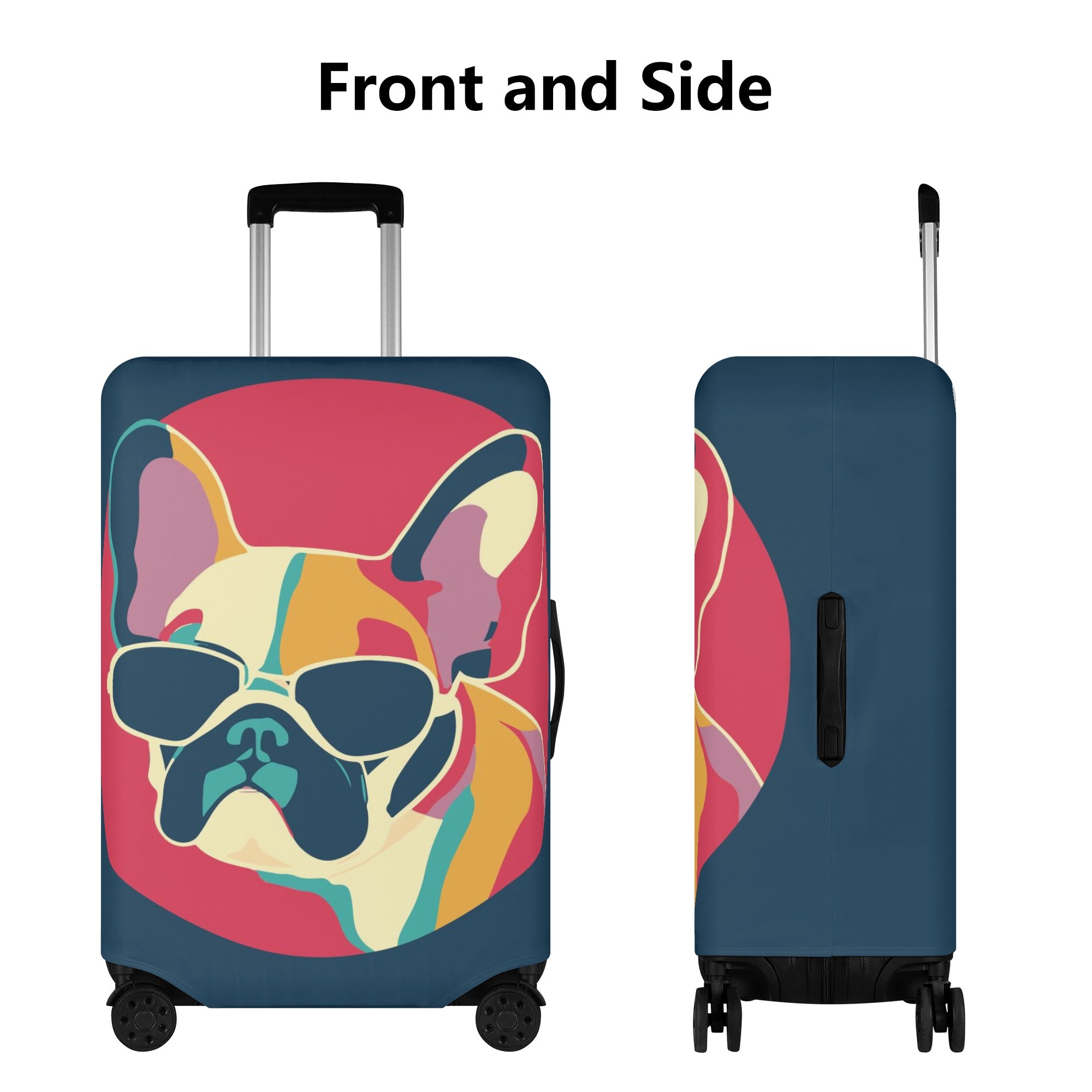 Luna - Luggage Cover for French Bulldog Owners and Fans-fadou