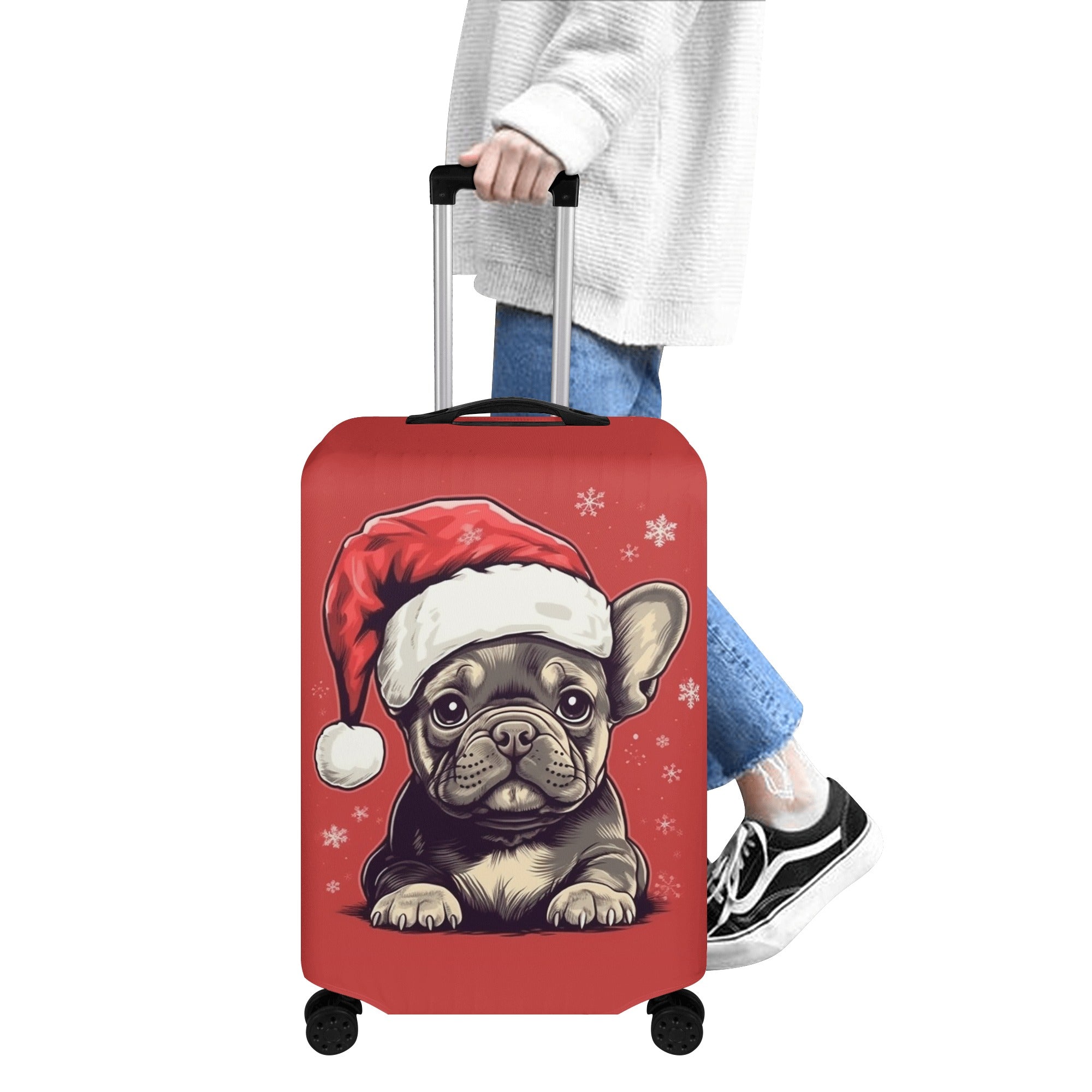 Duke - Luggage Cover for French Bulldog Owners and Fans-fadou