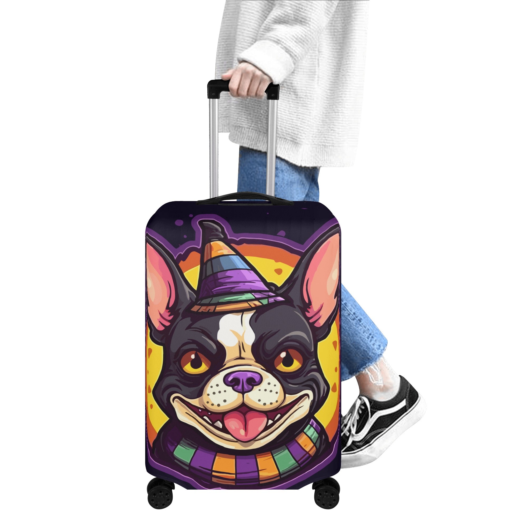 Bear - Luggage Cover for French Bulldog Owners and Fans-fadou