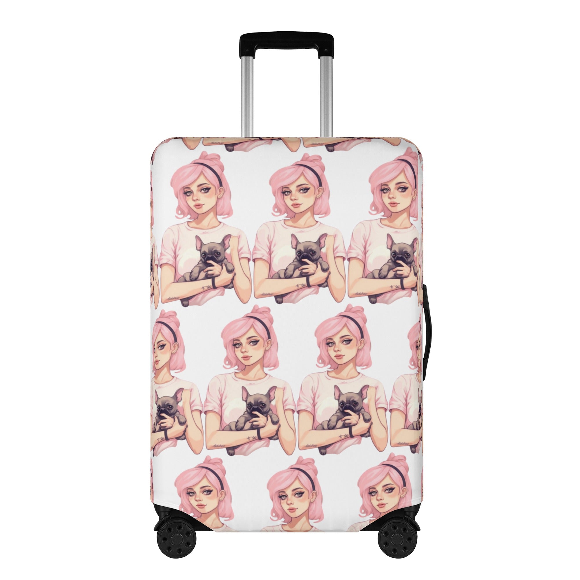 Charlie - Luggage Cover for French Bulldog Owners and Fans-fadou