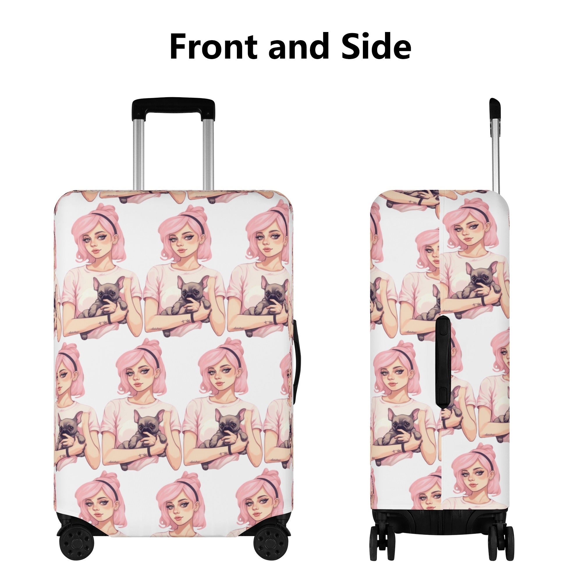 Charlie - Luggage Cover for French Bulldog Owners and Fans-fadou