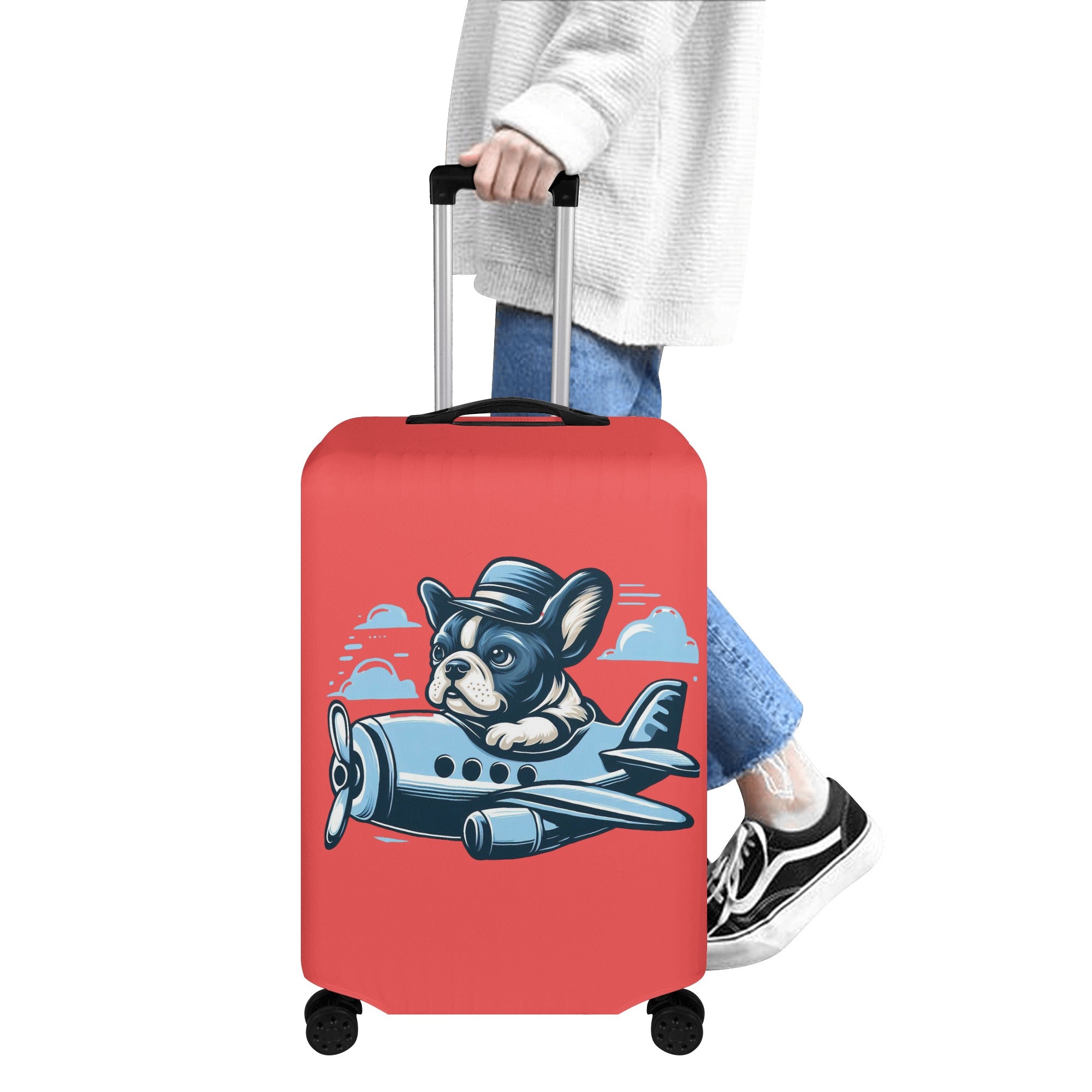 William - Luggage Cover for French Bulldog Owners and Fans-fadou