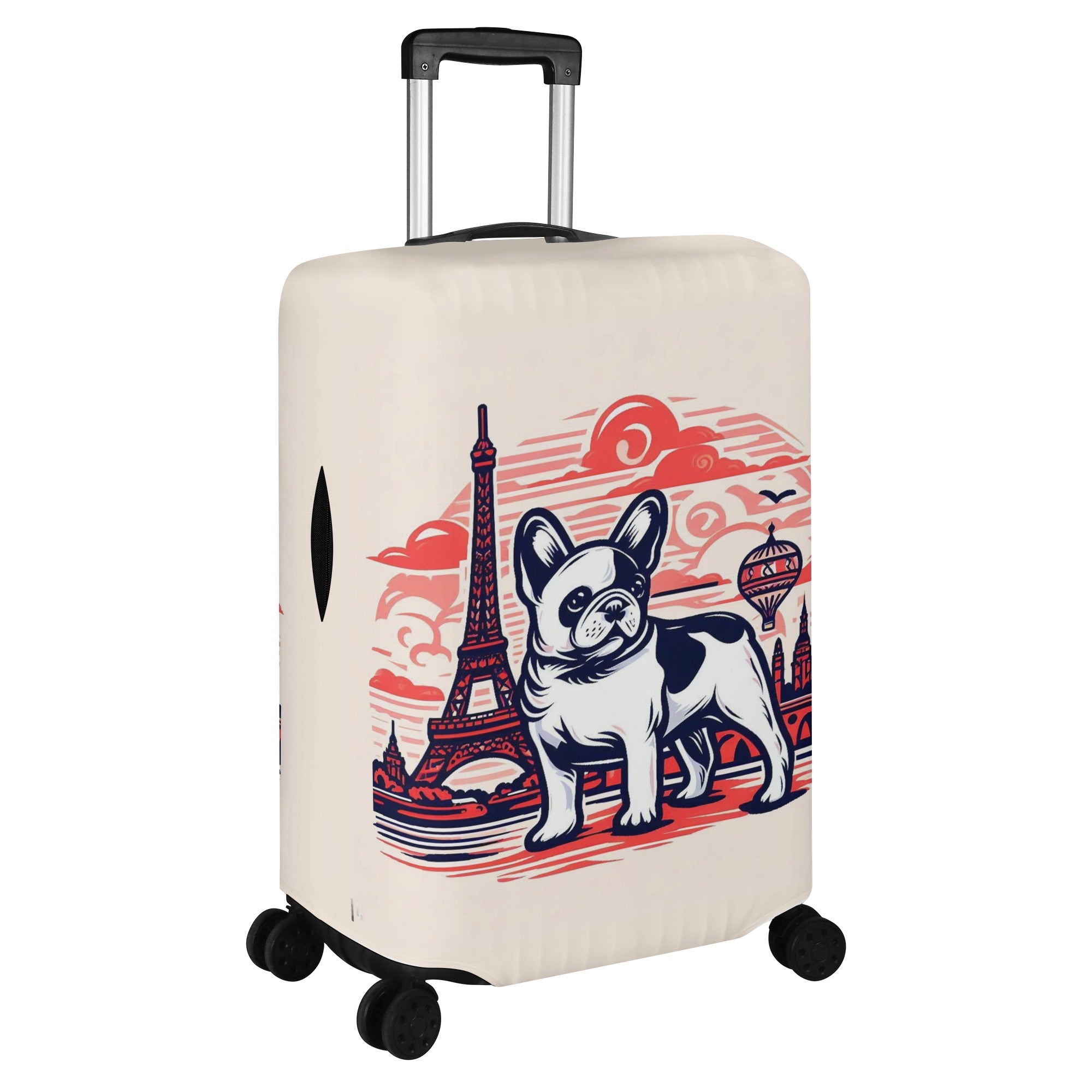 I Love Paris - Luggage Cover for Frenchie Fans Everywhere-fadou