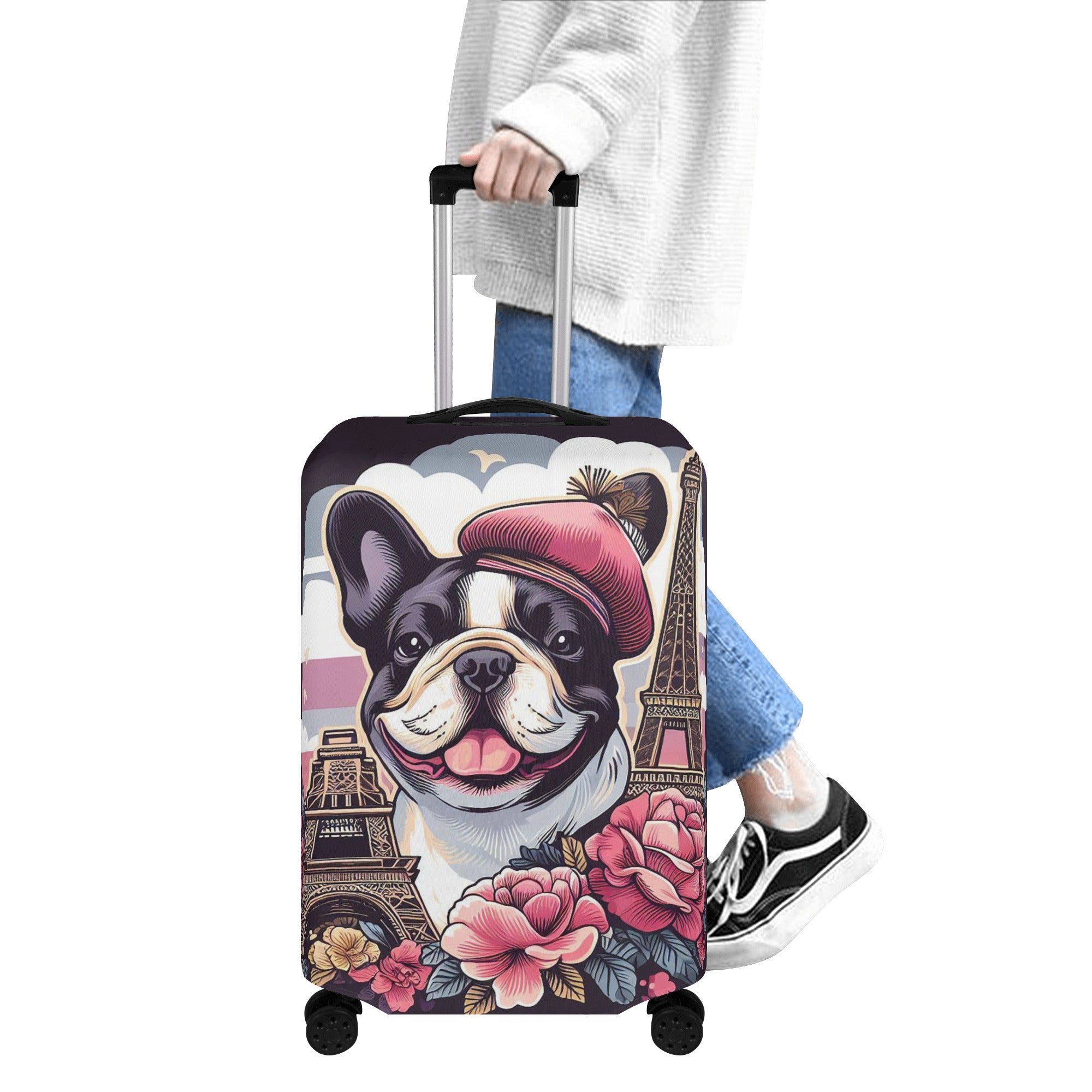Kona - Luggage Cover for French Bulldog Owners and Fans-fadou