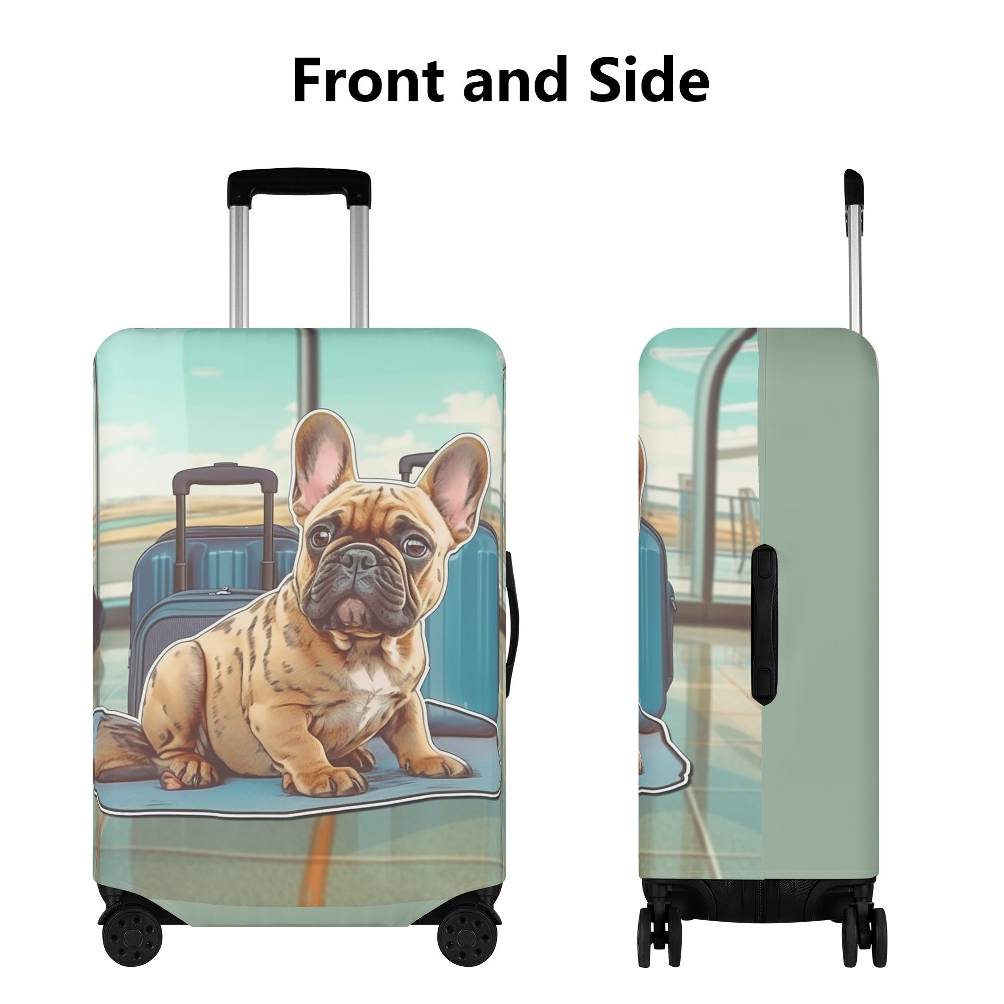 Roxy - Luggage Cover for French Bulldog Owners and Fans-fadou