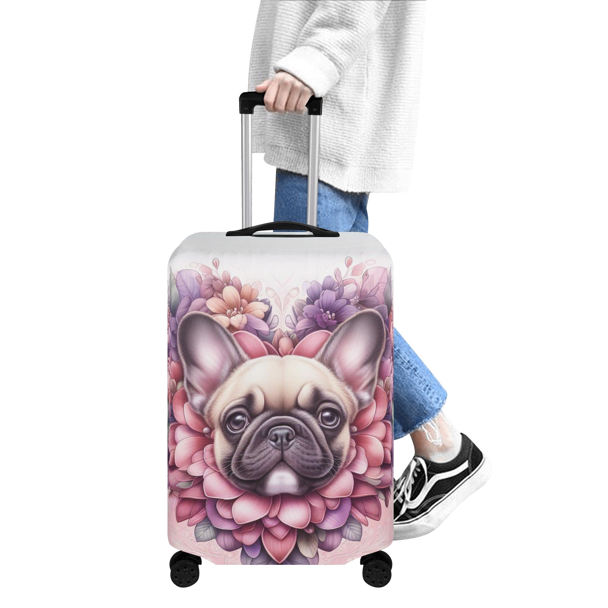 Flowers French Bulldog Accessory for Frenchie Enthusiasts-fadou