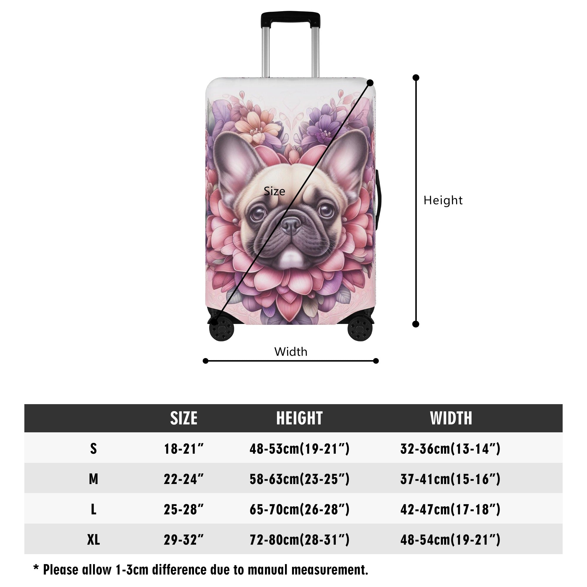 Flowers French Bulldog Accessory for Frenchie Enthusiasts-fadou
