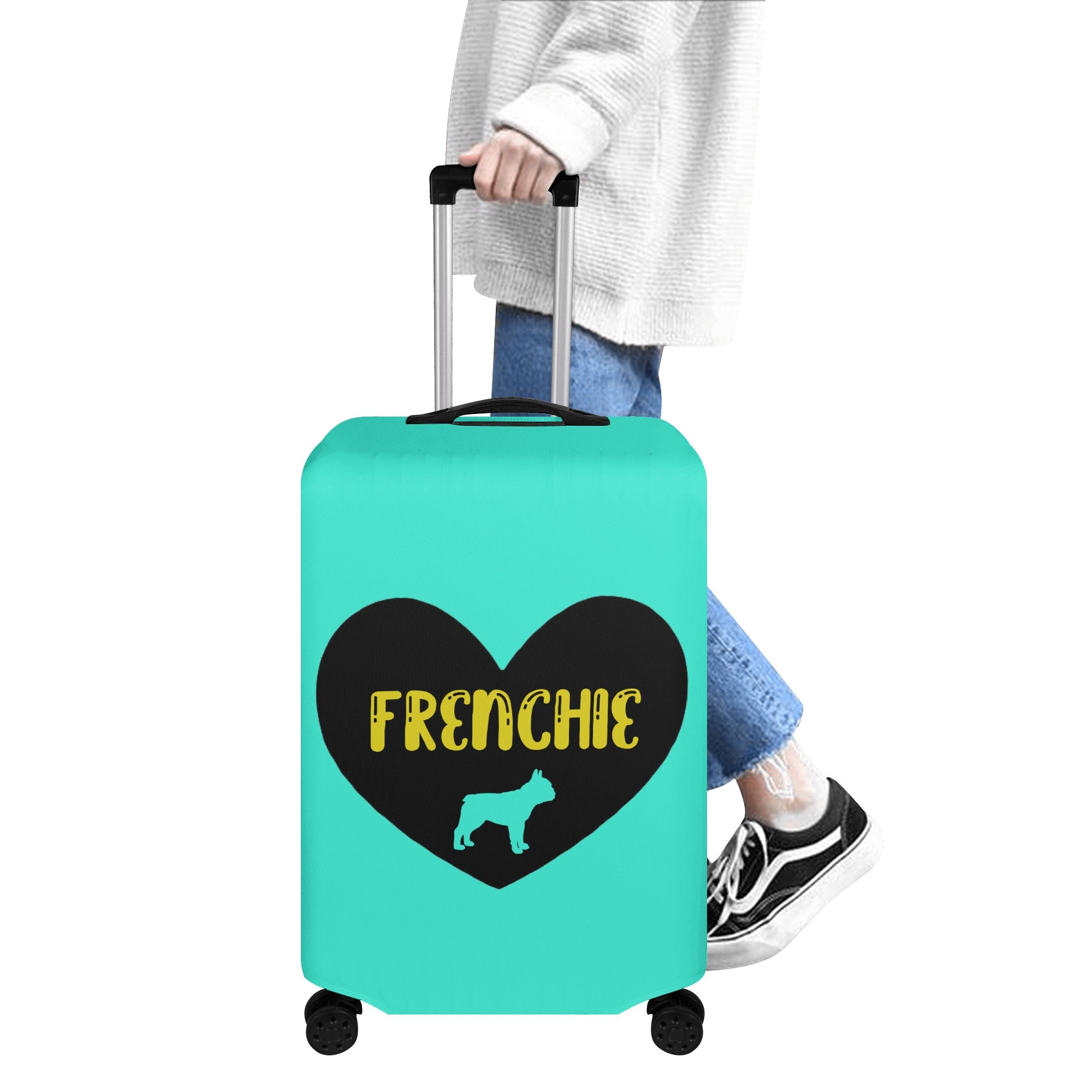 Coco - Luggage Cover for French Bulldog Owners and Fans-fadou