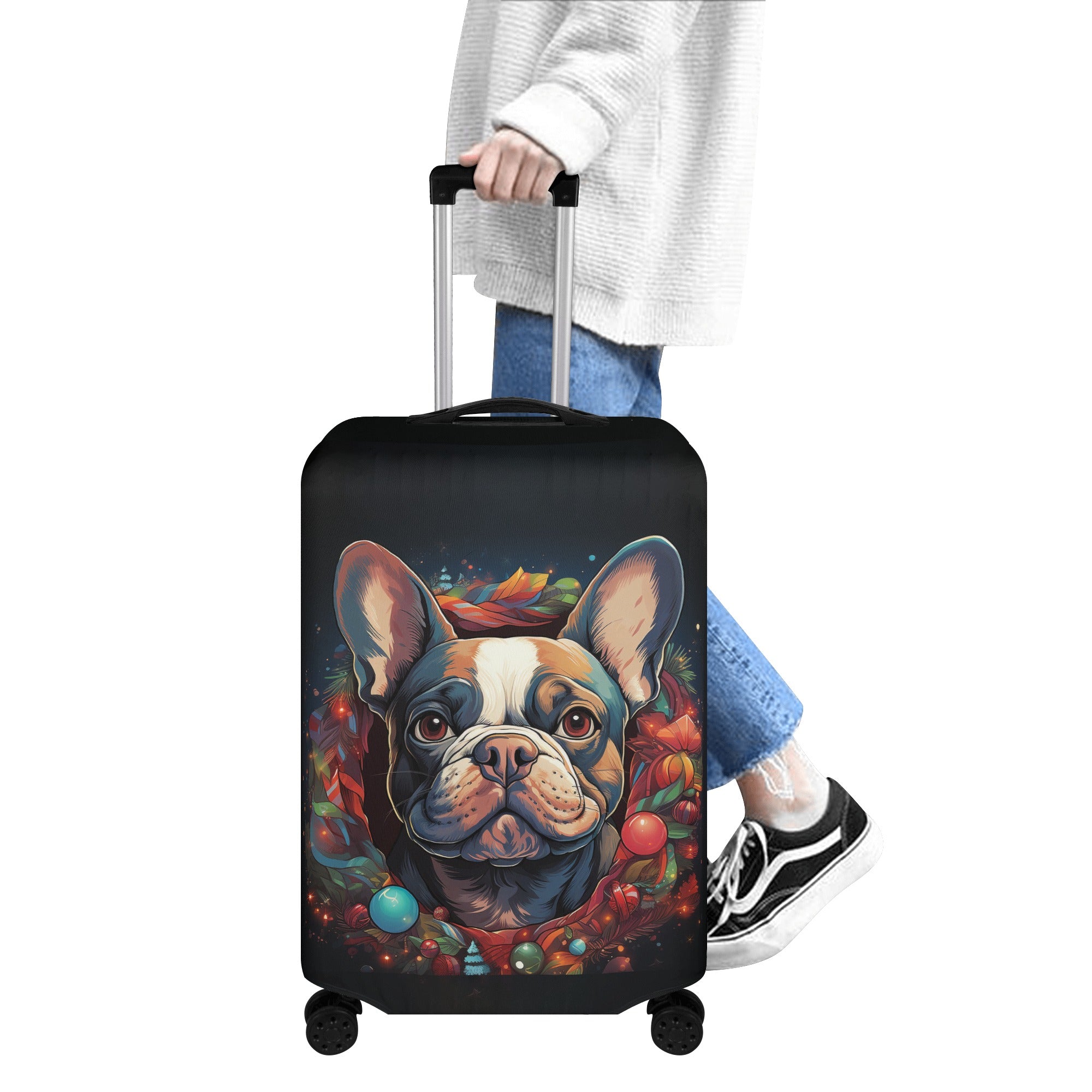 Nova - Luggage Cover for French Bulldog Owners and Fans-fadou