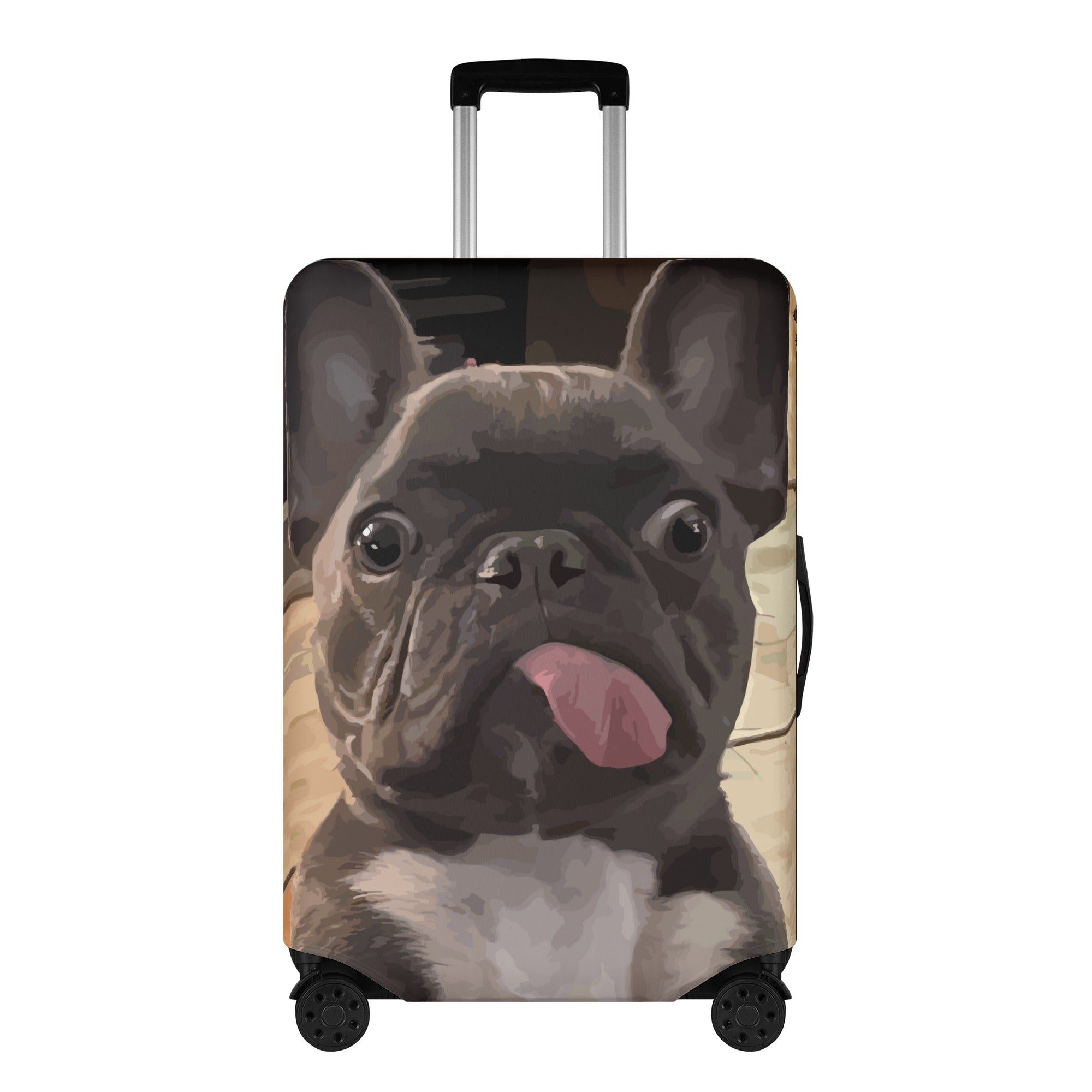 Molly - Luggage Cover for French Bulldog Owners and Fans-fadou