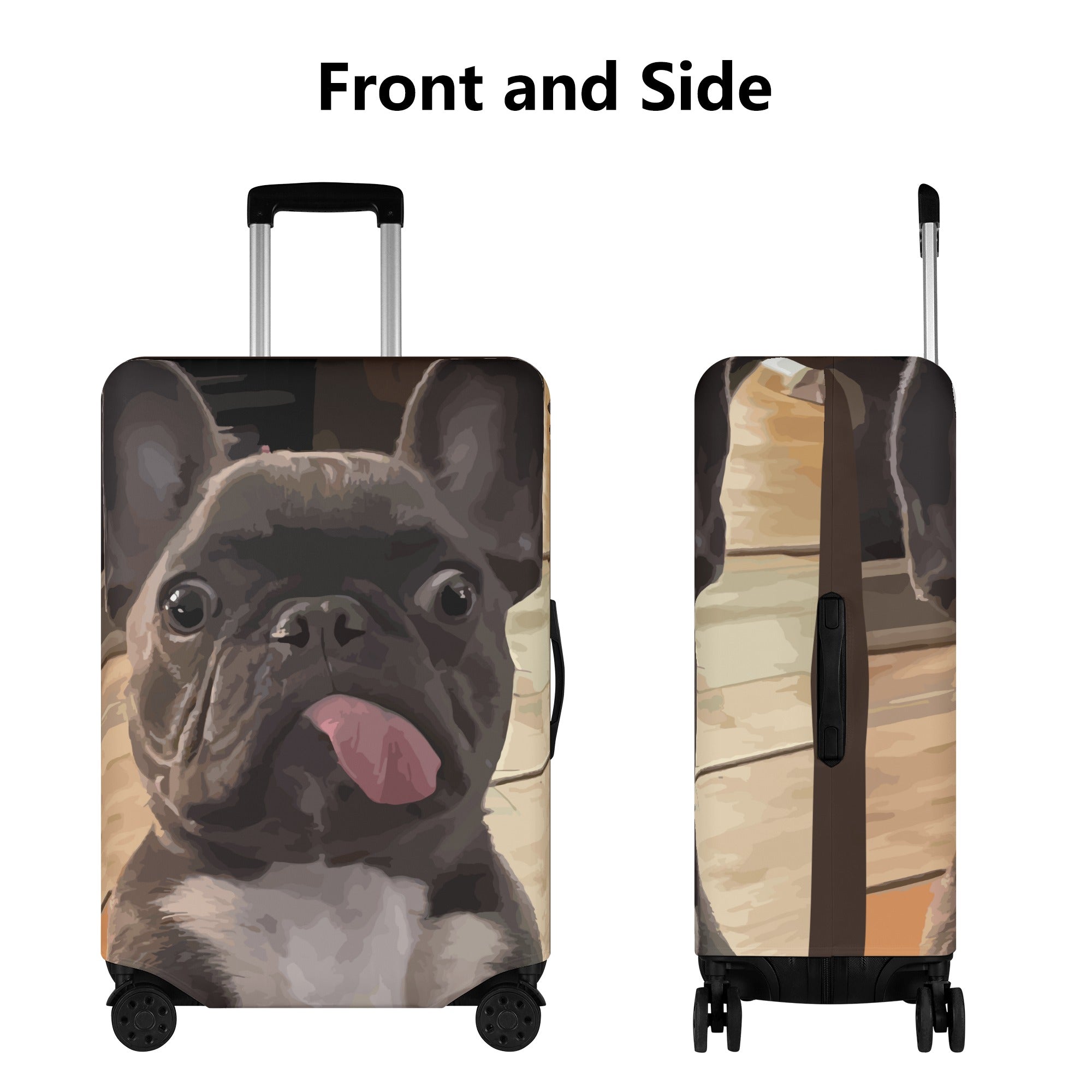 Molly - Luggage Cover for French Bulldog Owners and Fans-fadou