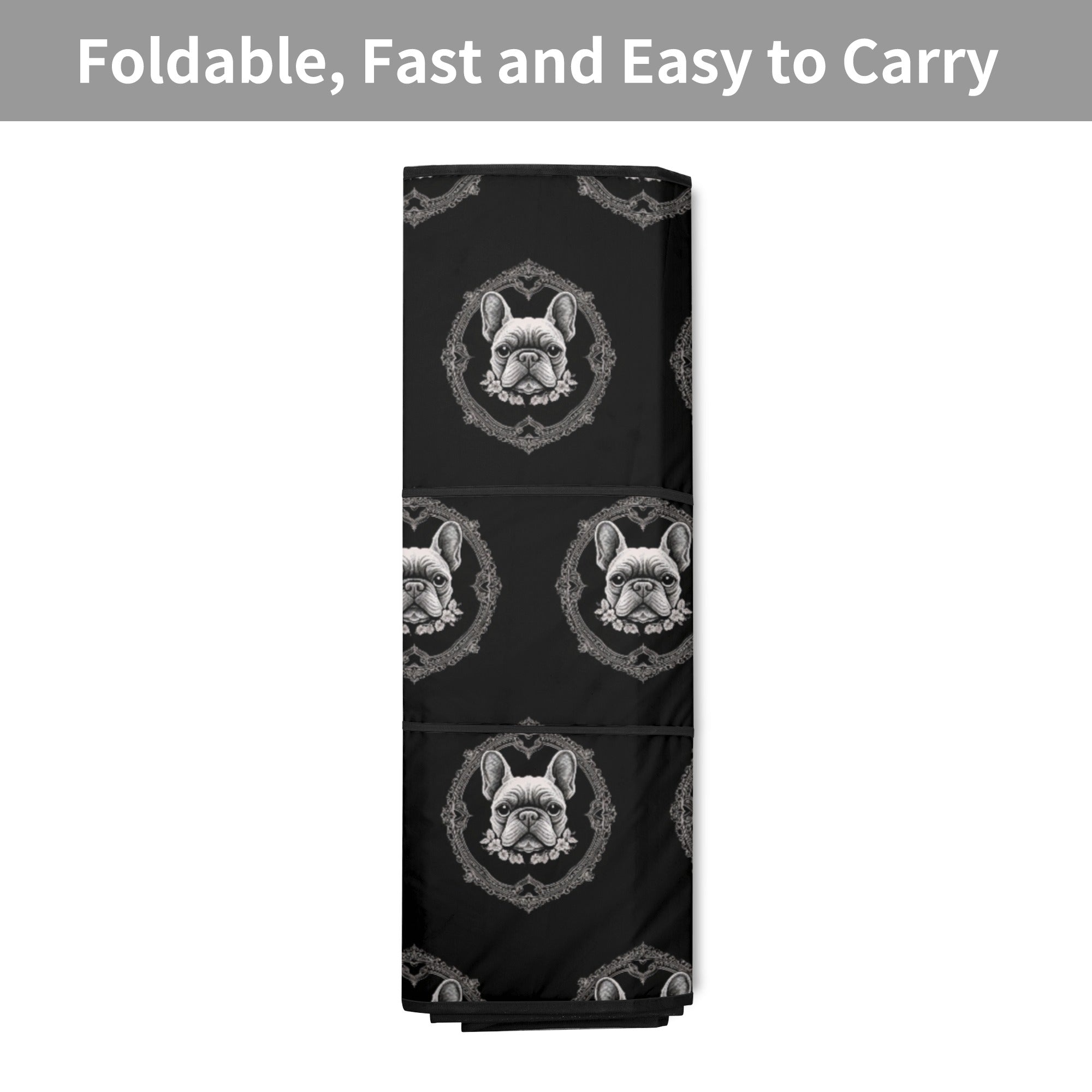 Ivy - Car Auto Sun Shade for French Bulldog Owners and Fans-fadou