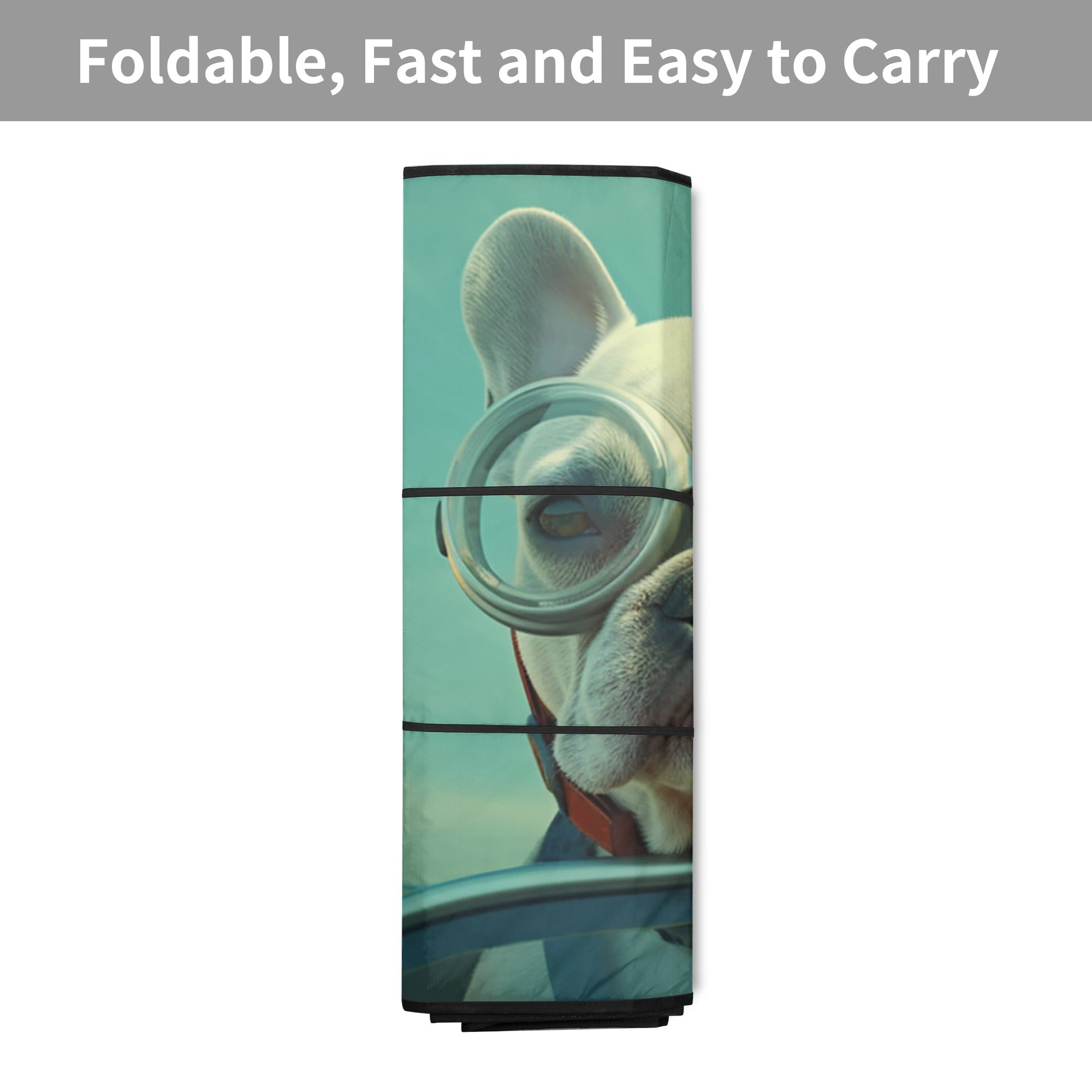 Winnie - Car Auto Sun Shade for Frenchie Fans Everywhere-fadou