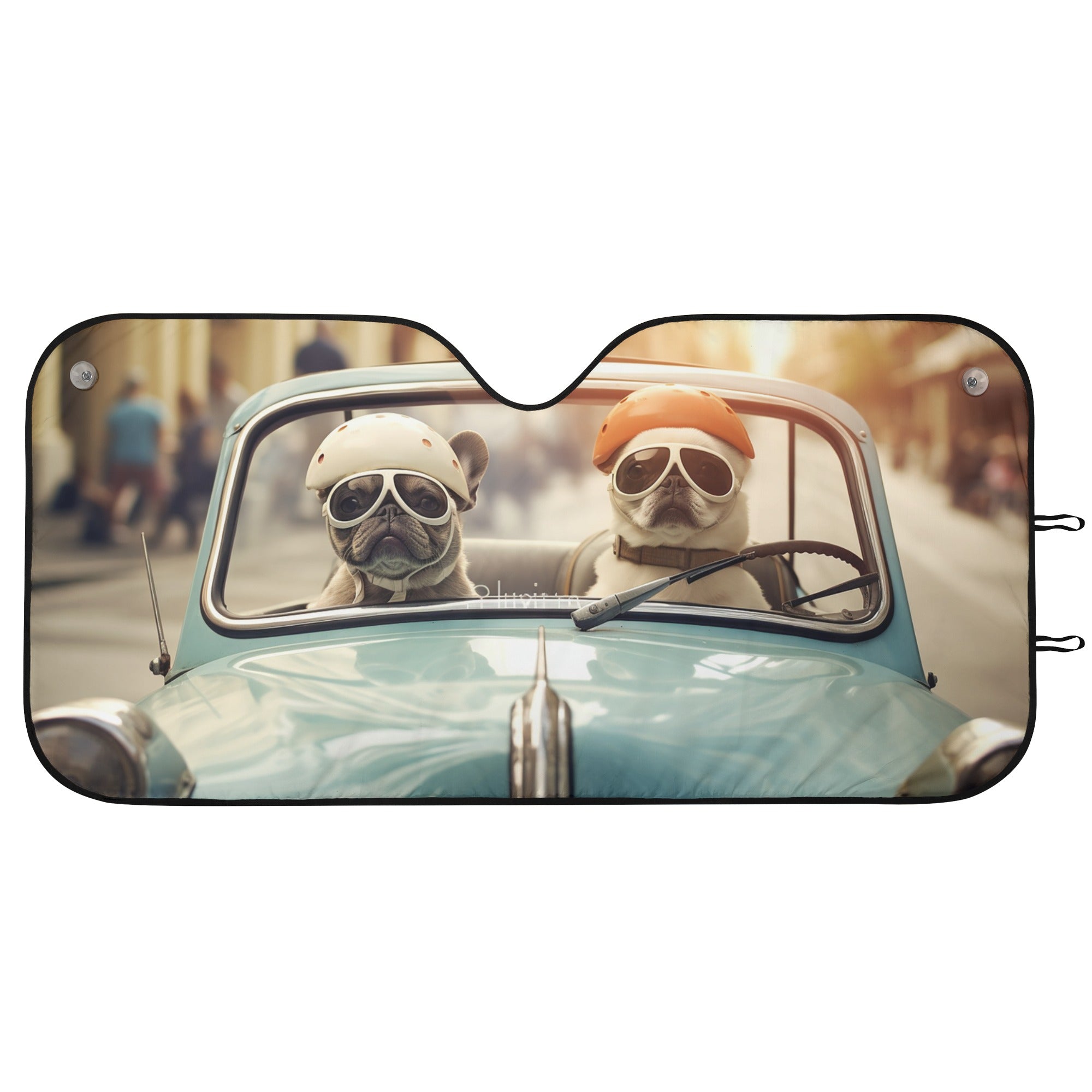 Bailey - Car Auto Sun Shade for Frenchie Fans Everywhere-fadou