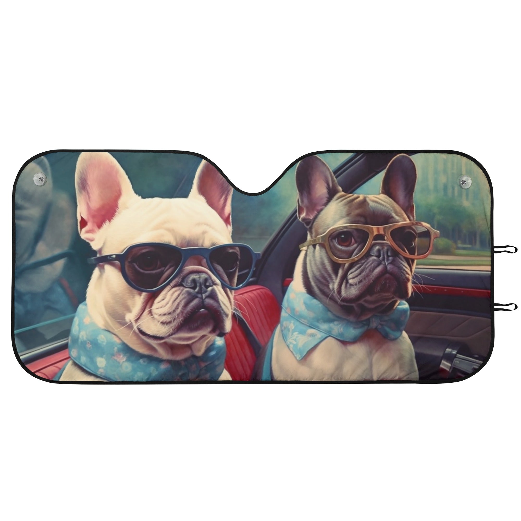 Kona - Car Auto Sun Shade for French Bulldog Owners and Fans-fadou