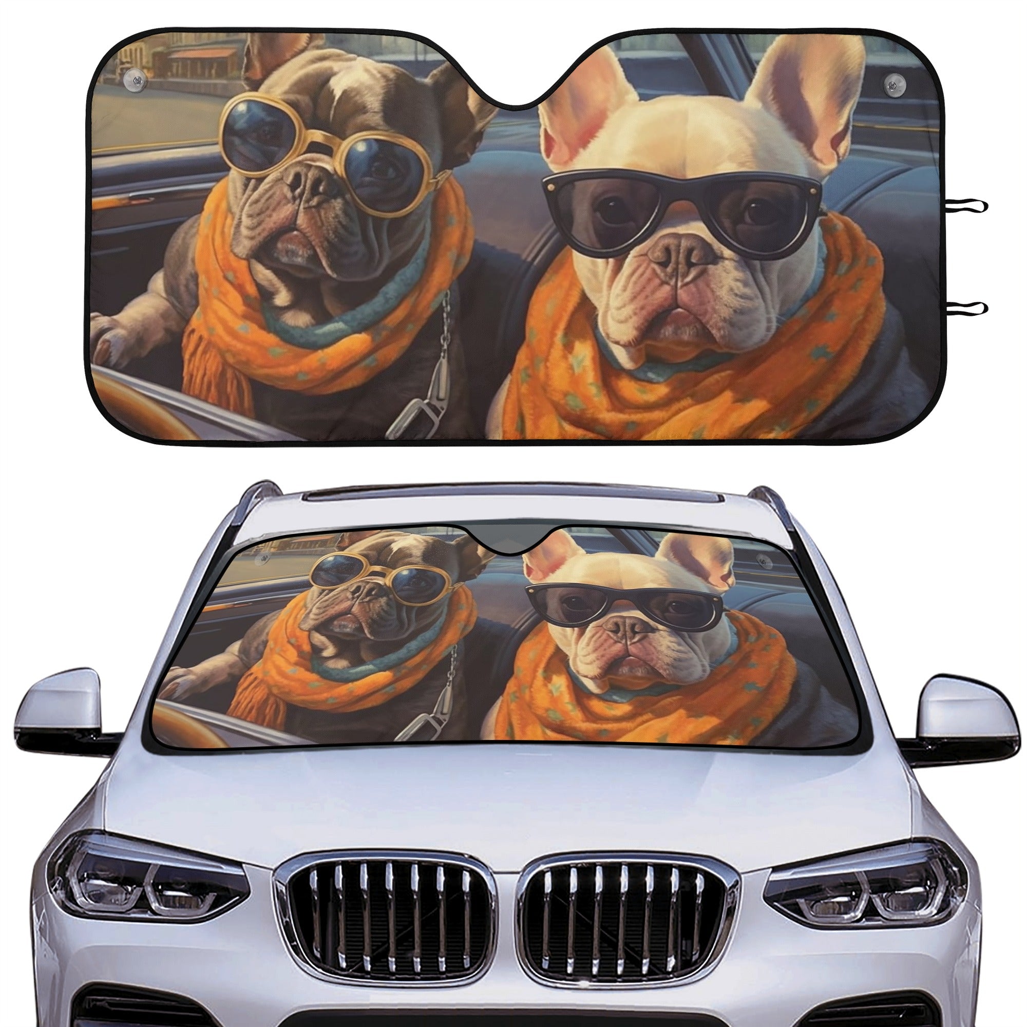 Nala - Car Auto Sun Shade for French Bulldog Owners and Fans-fadou
