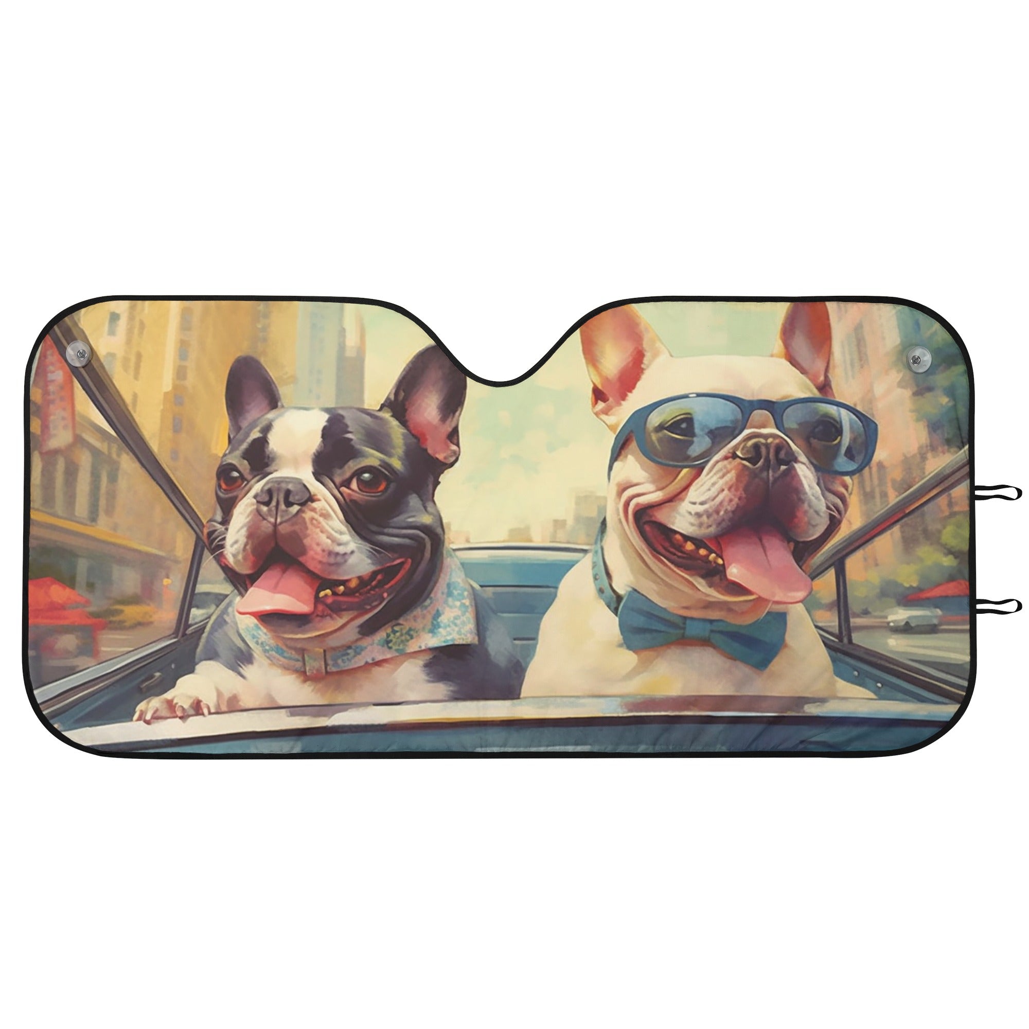 Leo - Car Auto Sun Shade for French Bulldog Owners and Fans-fadou