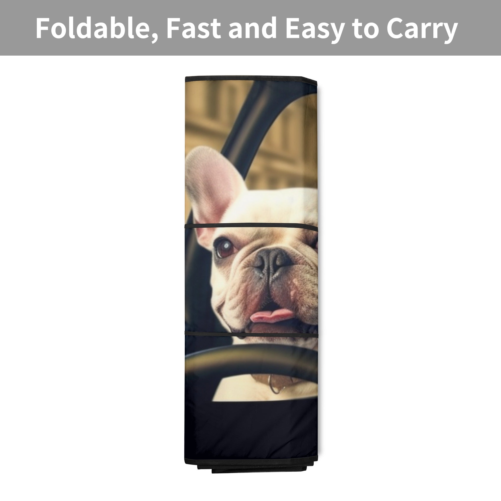 Stella - Car Auto Sun Shade for Frenchie Fans Everywhere-fadou