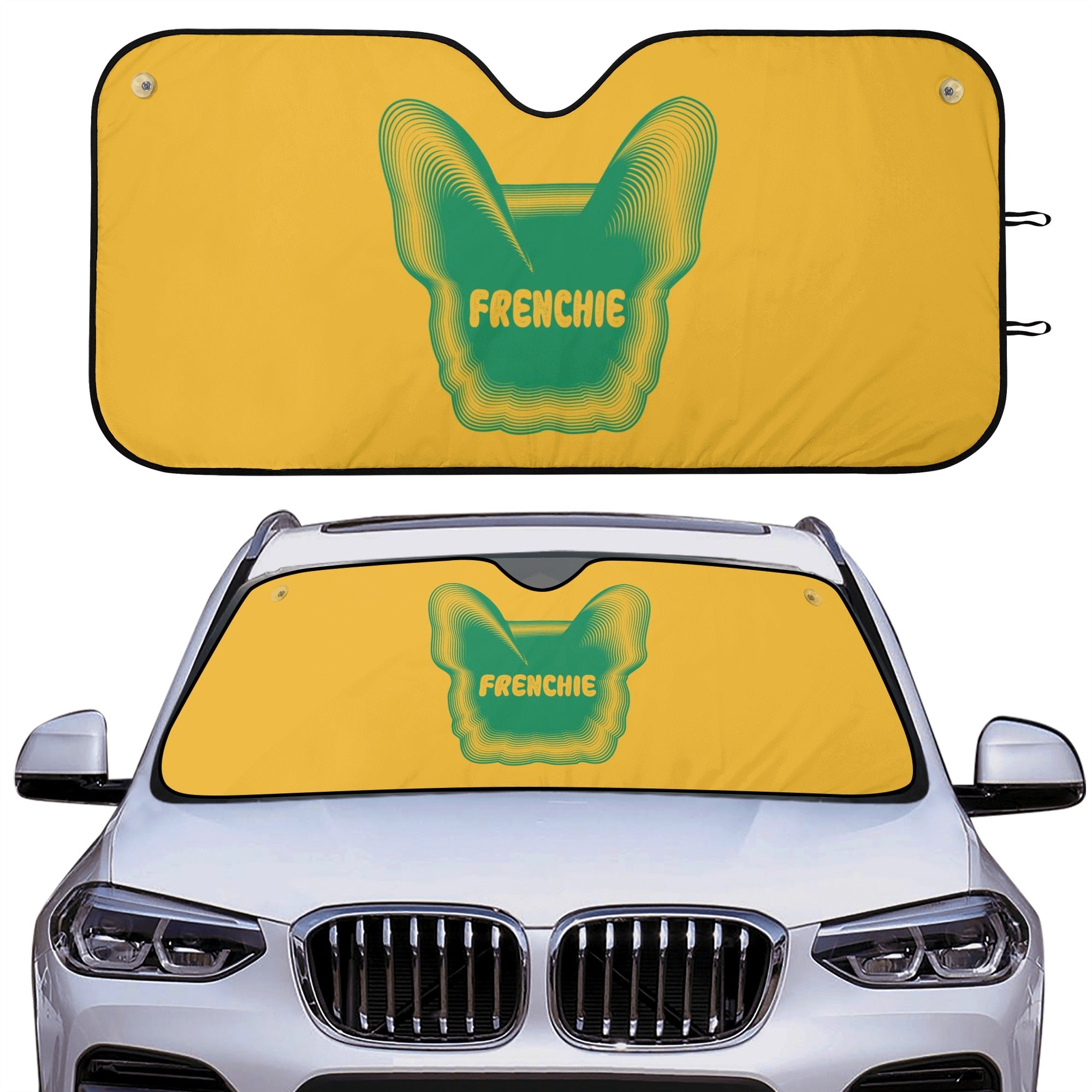 Gracie - Car Auto Sun Shade for Frenchie Fans Everywhere-fadou