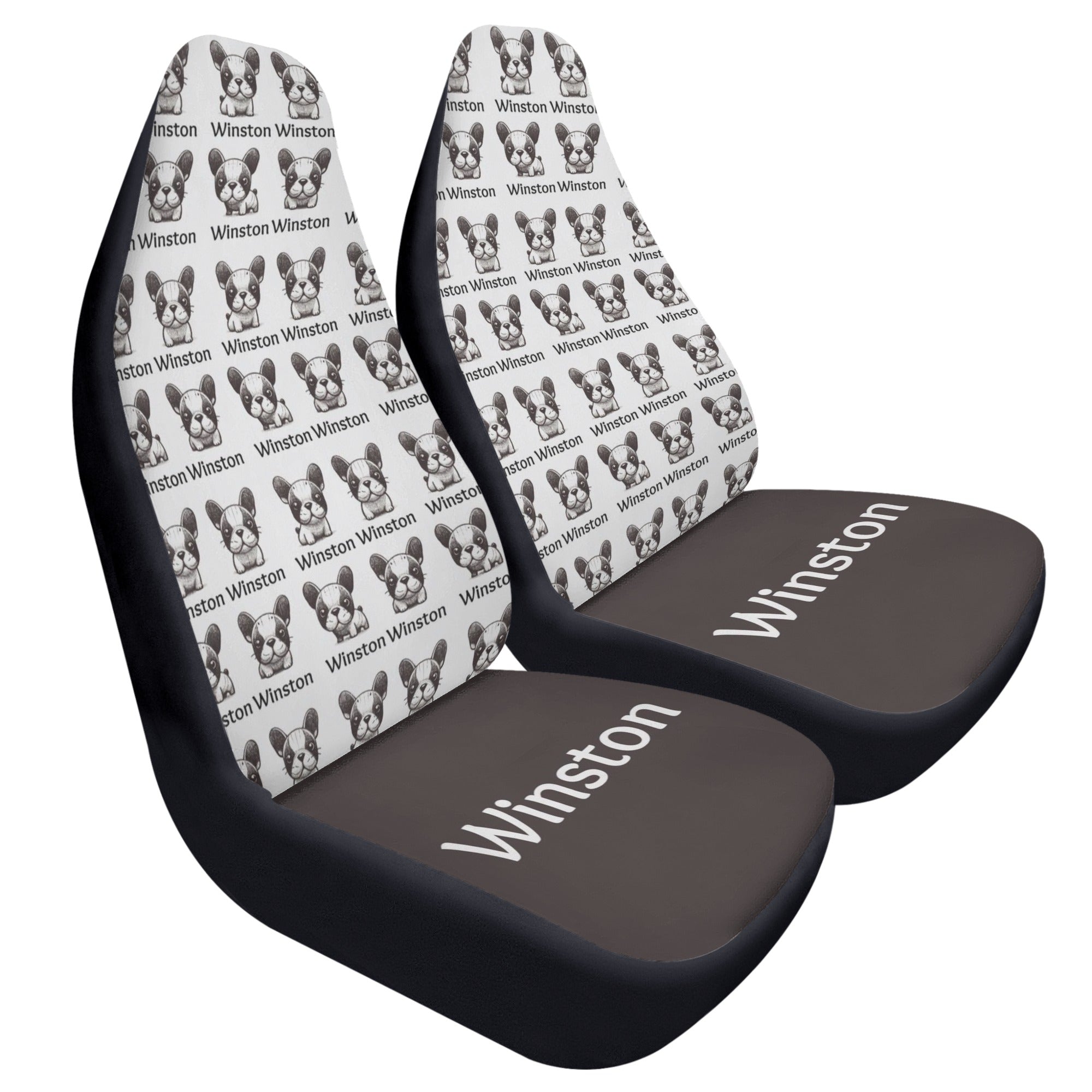 French Bulldog Custom Car Seat Cover for French Bulldogs-fadou