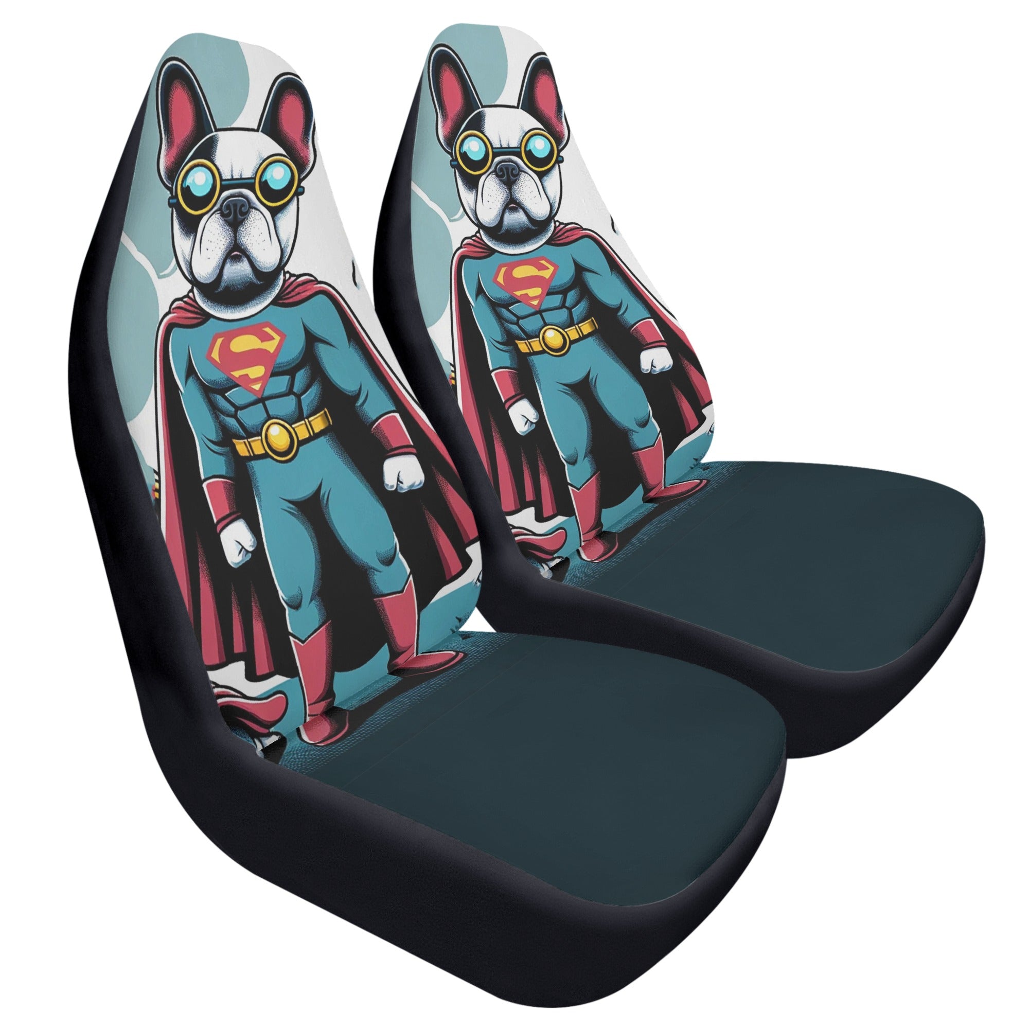 Rocky French Bulldog Car Seat Cover for Training Sessions-fadou