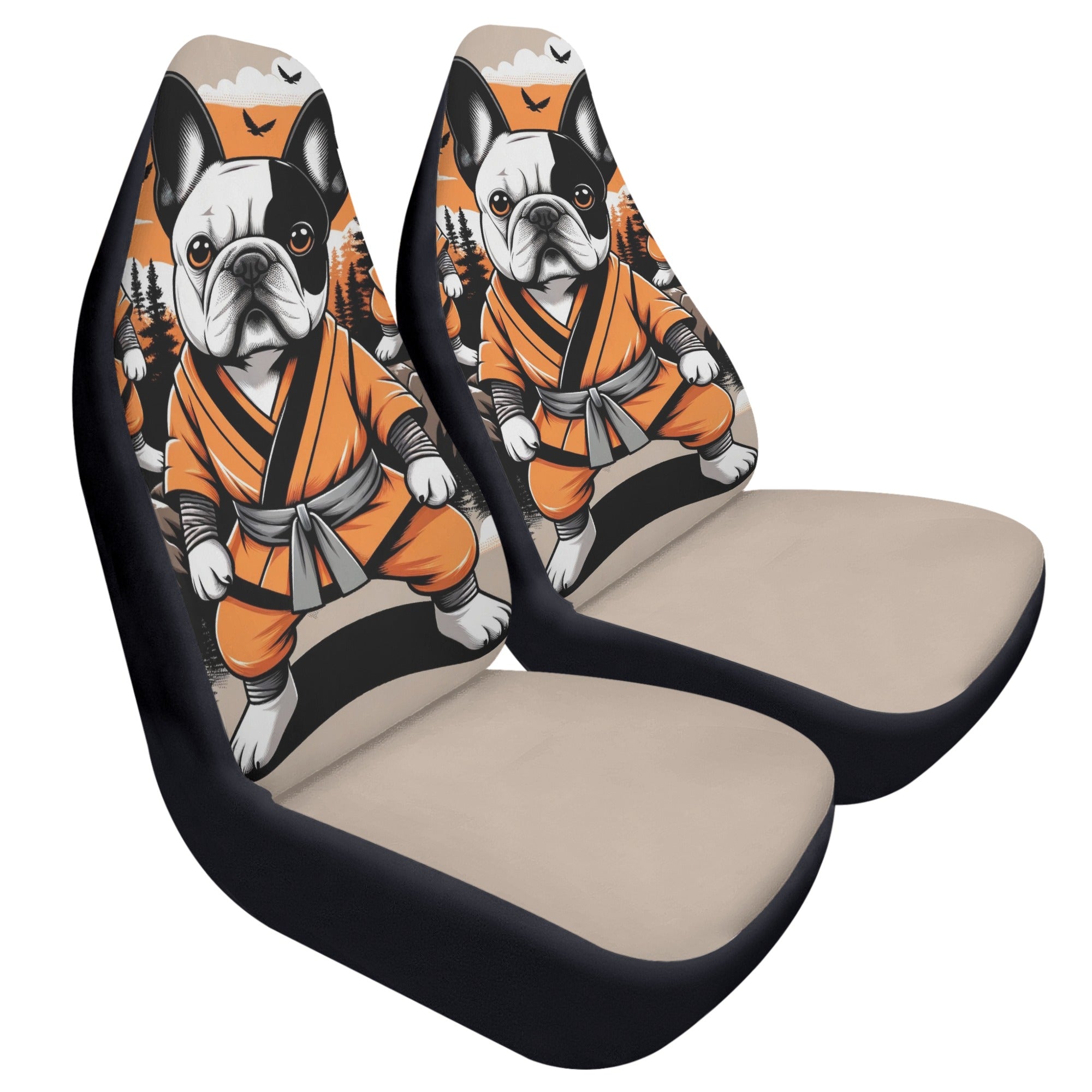 Warrior French Bulldog Seat Protector for Flat-Face Breeds-fadou