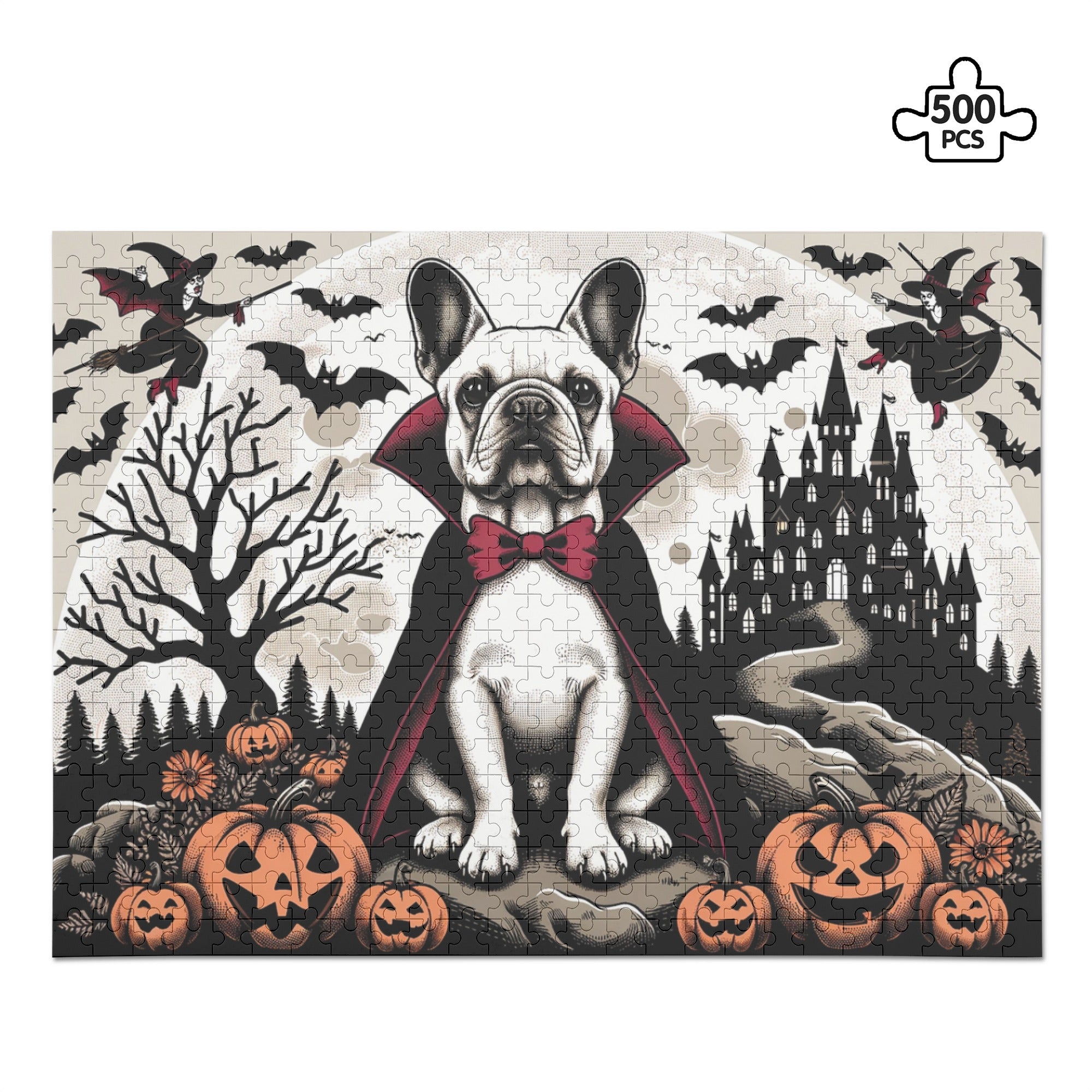 Fabio - 500-piece Wooden Puzzle for Dog Lovers and Owners-fadou
